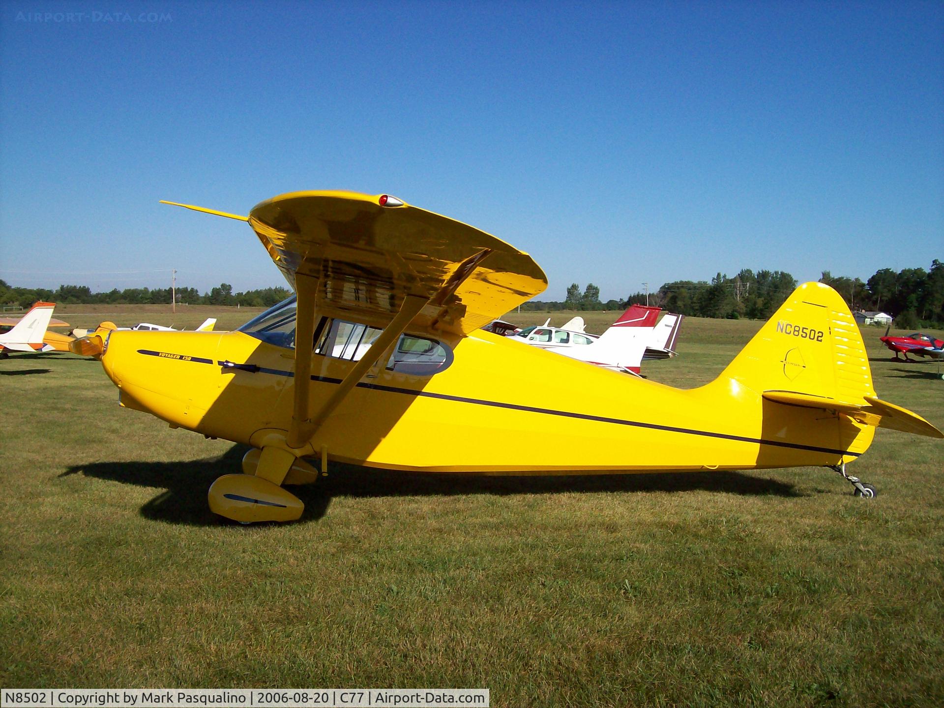 N8502, 1947 Stinson 108 Voyager C/N 108-1502, Stinson 108