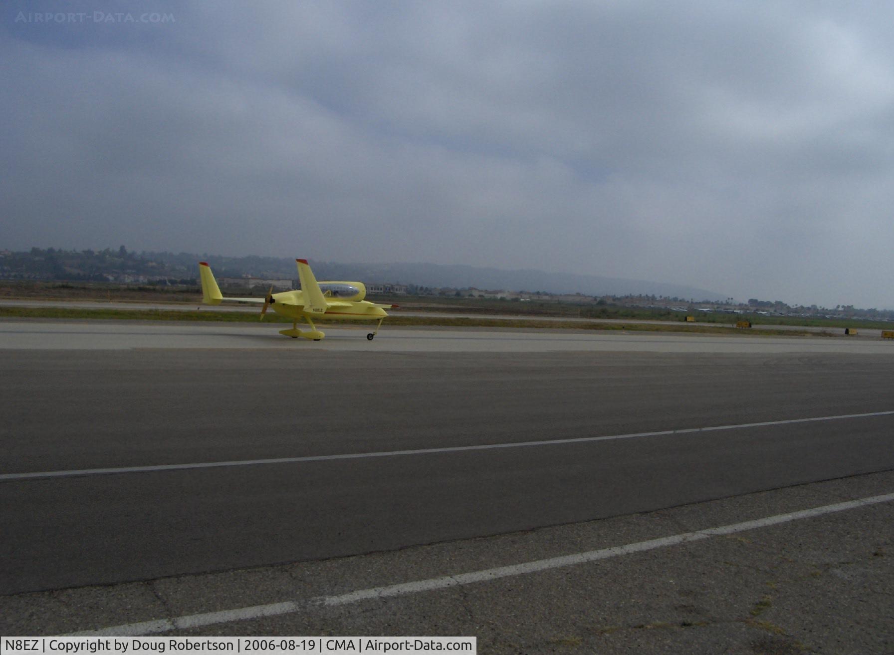 N8EZ, 1989 Rutan Long-EZ C/N 2008L, 1989 Maccauley LONG EZ canard, Lycoming O-235, taxi
