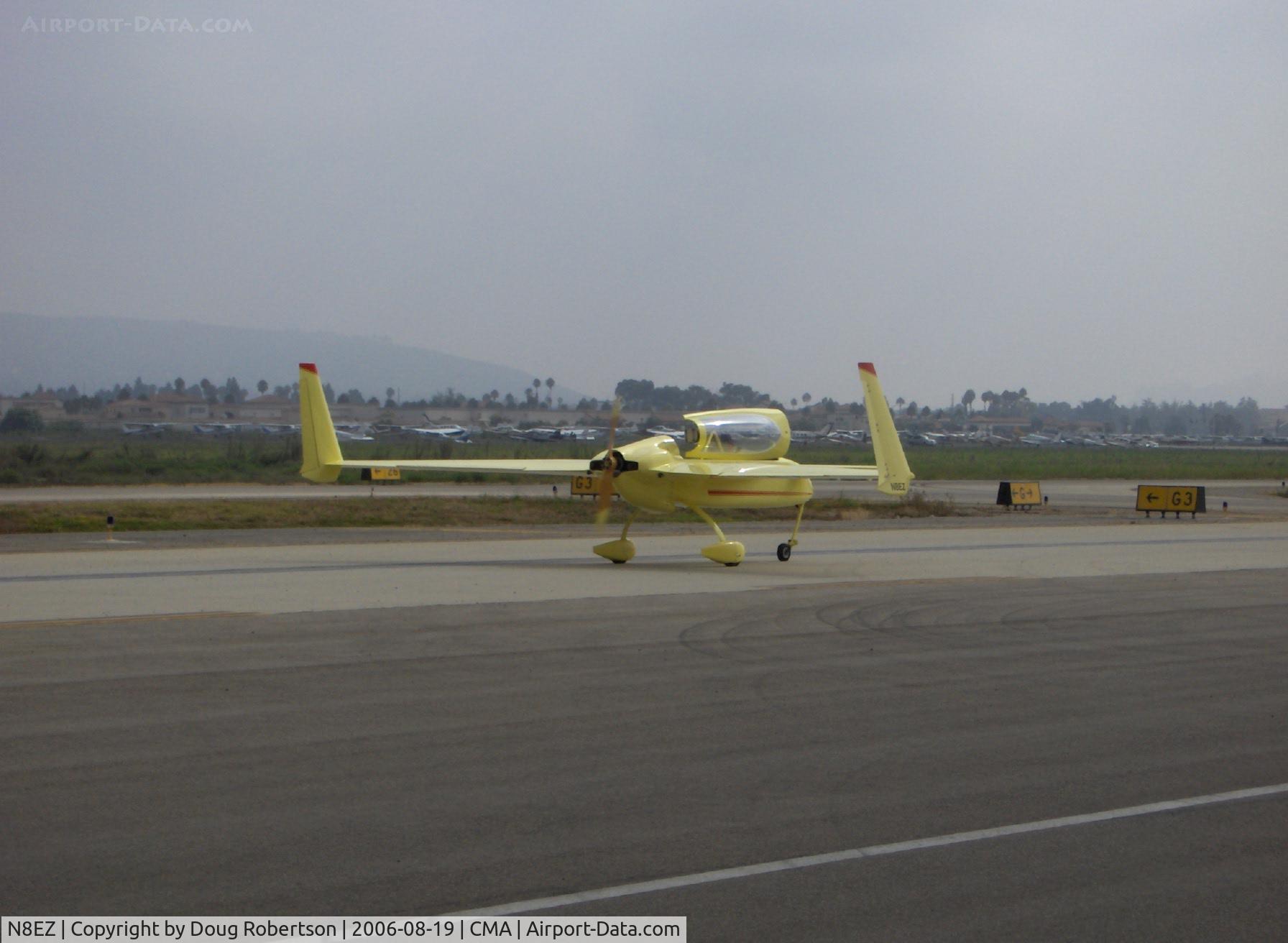 N8EZ, 1989 Rutan Long-EZ C/N 2008L, 1989 Maccauley LONG EZ canard, Lycoming O-235, taxi