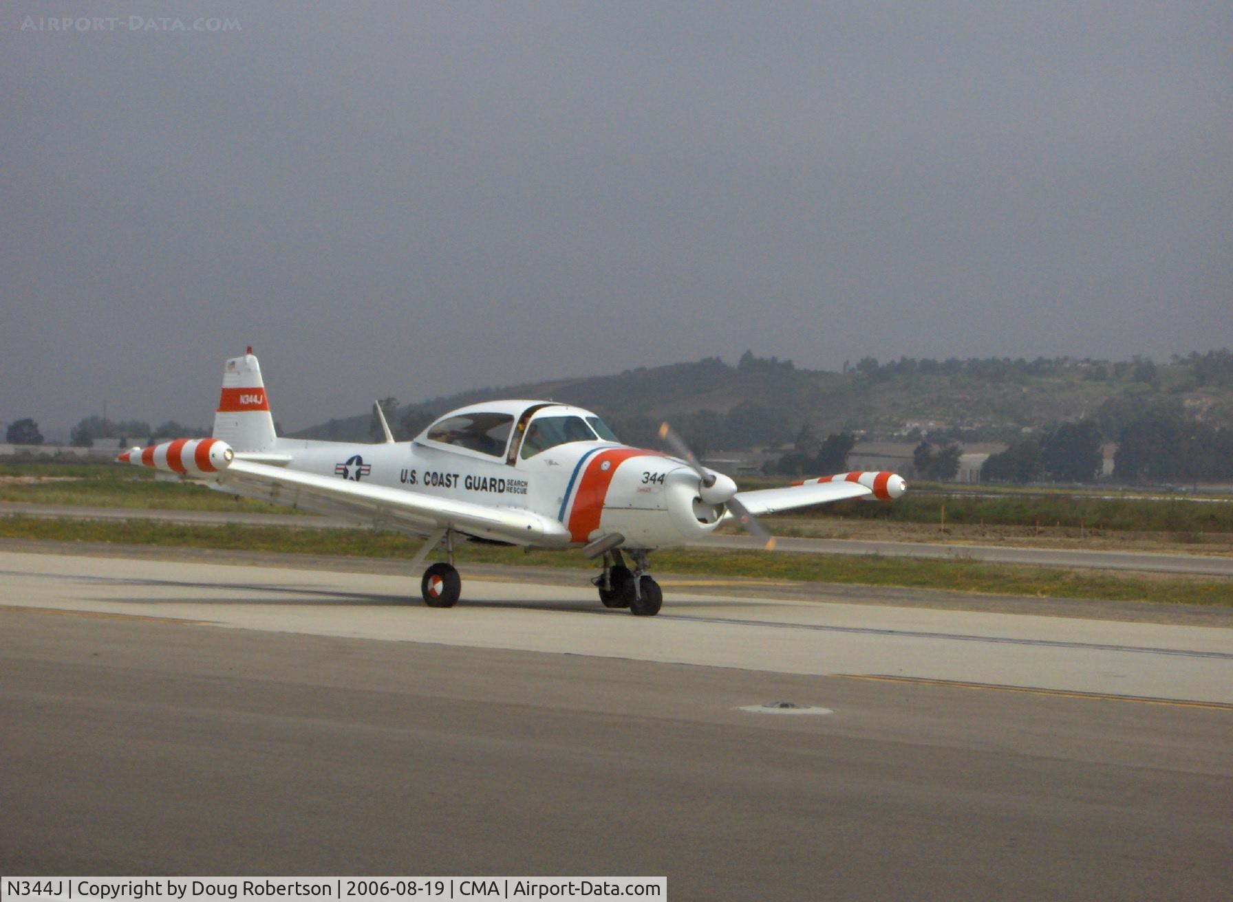N344J, 1947 North American Navion (NA-145) C/N NAV4-196, 1947 North American NAVION, Continental E225, taxi
