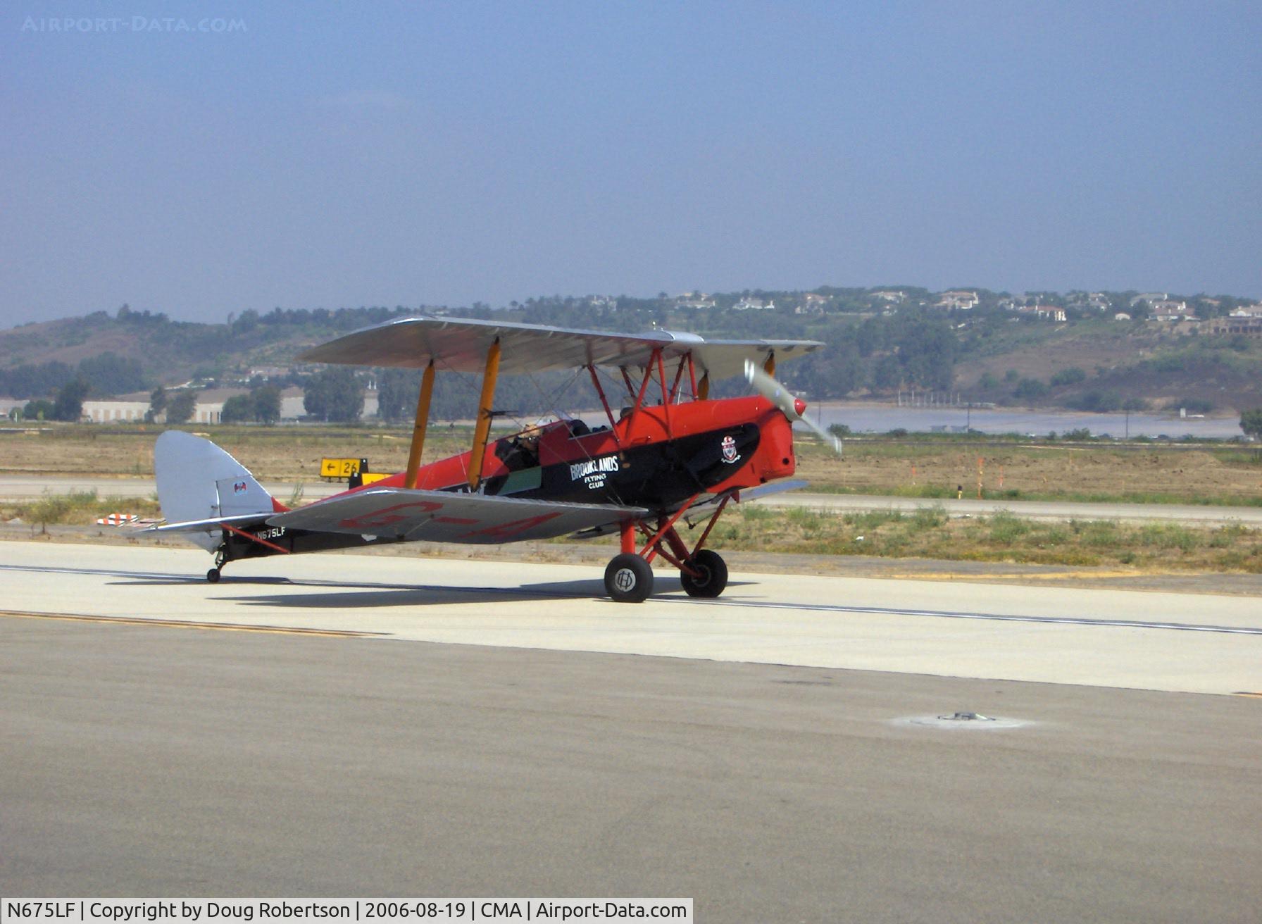 N675LF, 1944 De Havilland DH-82A Tiger Moth II C/N 86572, 1944 DeHavilland DH 82A TIGER MOTH, DeHavilland Gipsy Major I, 4 cylinder 135 Hp, taxi