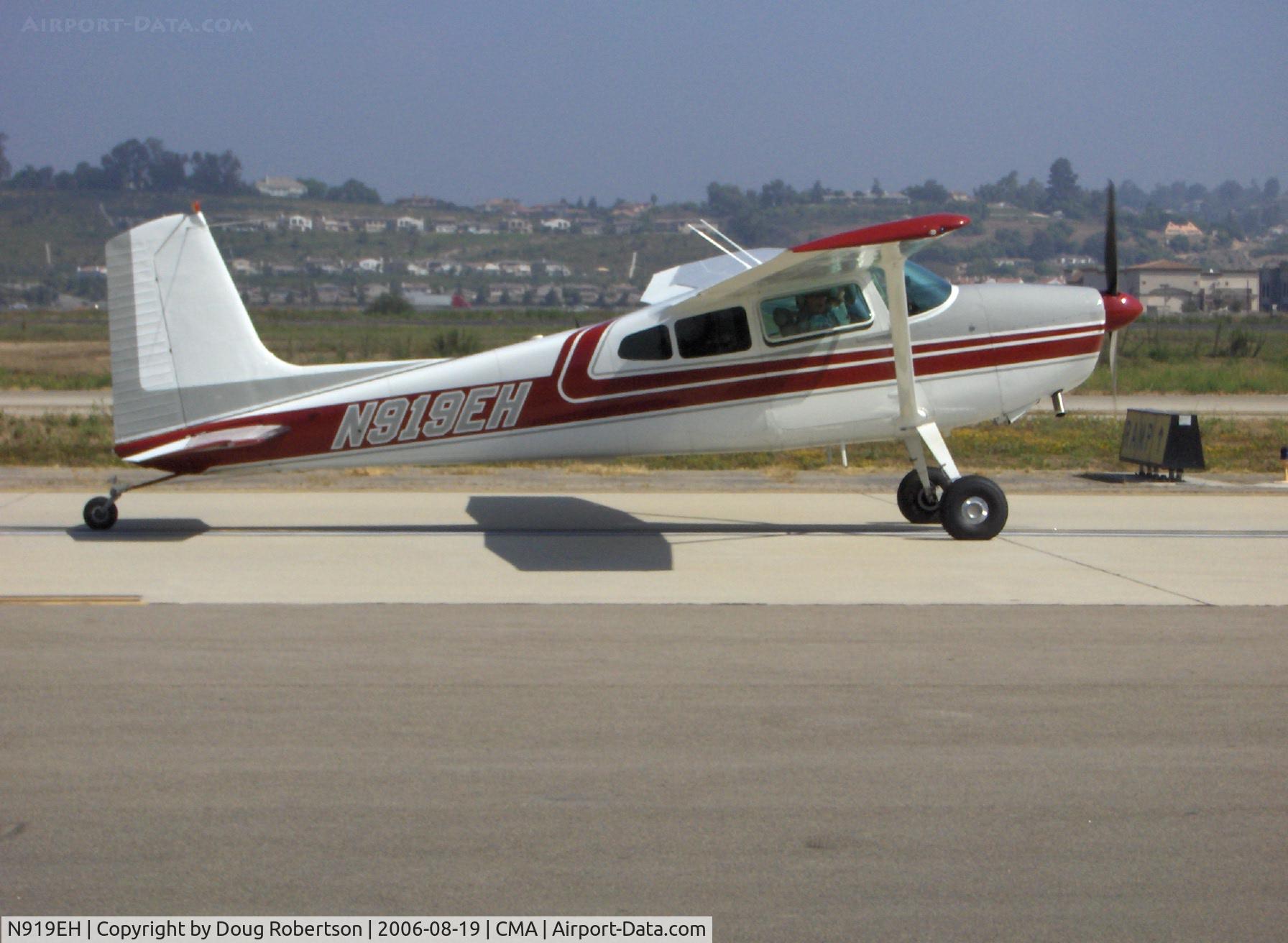 N919EH, 1959 Cessna 182C Skylane C/N 52391, 1959 Cessna 182C SKYLANE, VERY RARELY SEEN taildragger conversion, Continental O-470-S 230 Hp, taxi
