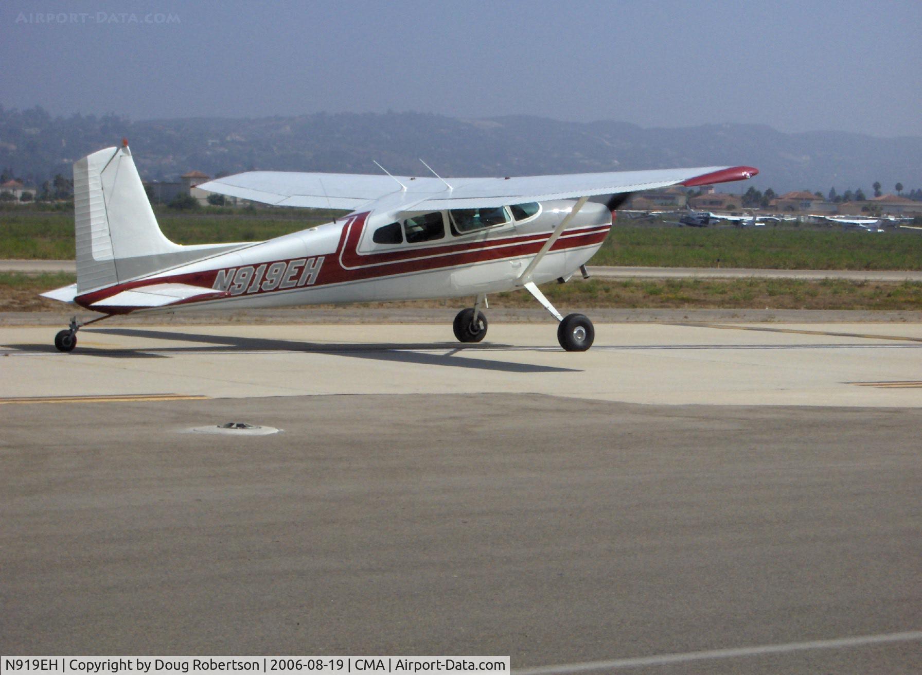N919EH, 1959 Cessna 182C Skylane C/N 52391, 1959 Cessna 182C SKYLANE taildragger conversion, Continental O-470-S 230 Hp, taxi