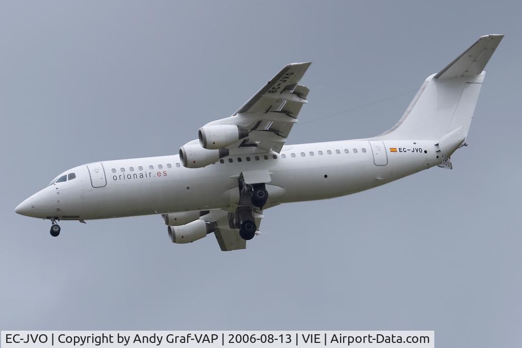 EC-JVO, 1990 British Aerospace BAe.146-300 C/N E3179, On final RWY34.