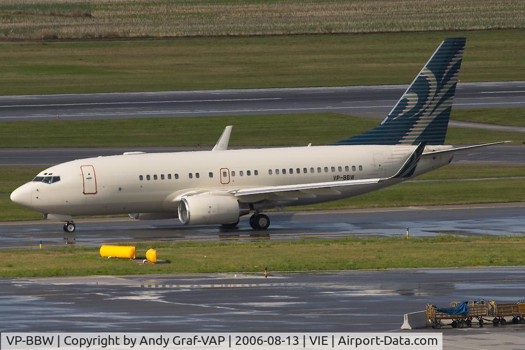 VP-BBW, 1999 Boeing 737-7BJ C/N 30076, On the way to the holding point RWY29.