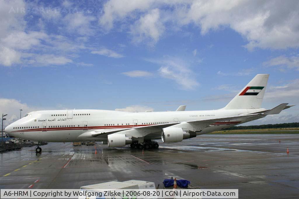 A6-HRM, 1998 Boeing 747-422 C/N 26903, rare visitor