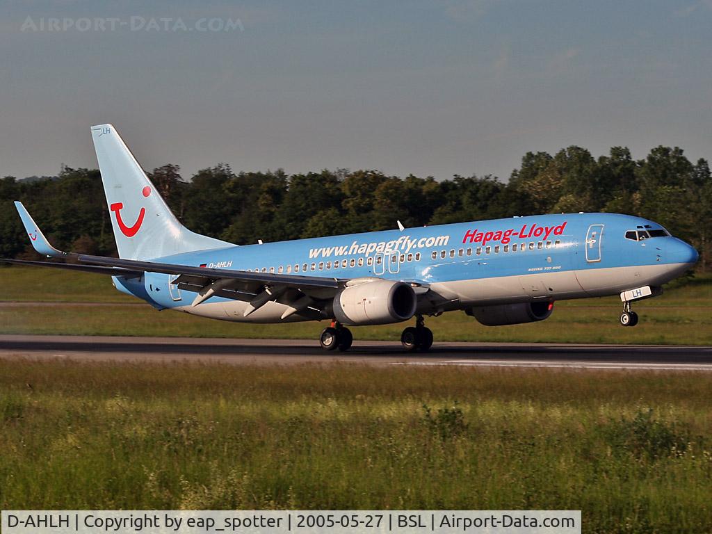 D-AHLH, 2001 Boeing 737-8K5 C/N 30783, inbound from LPA