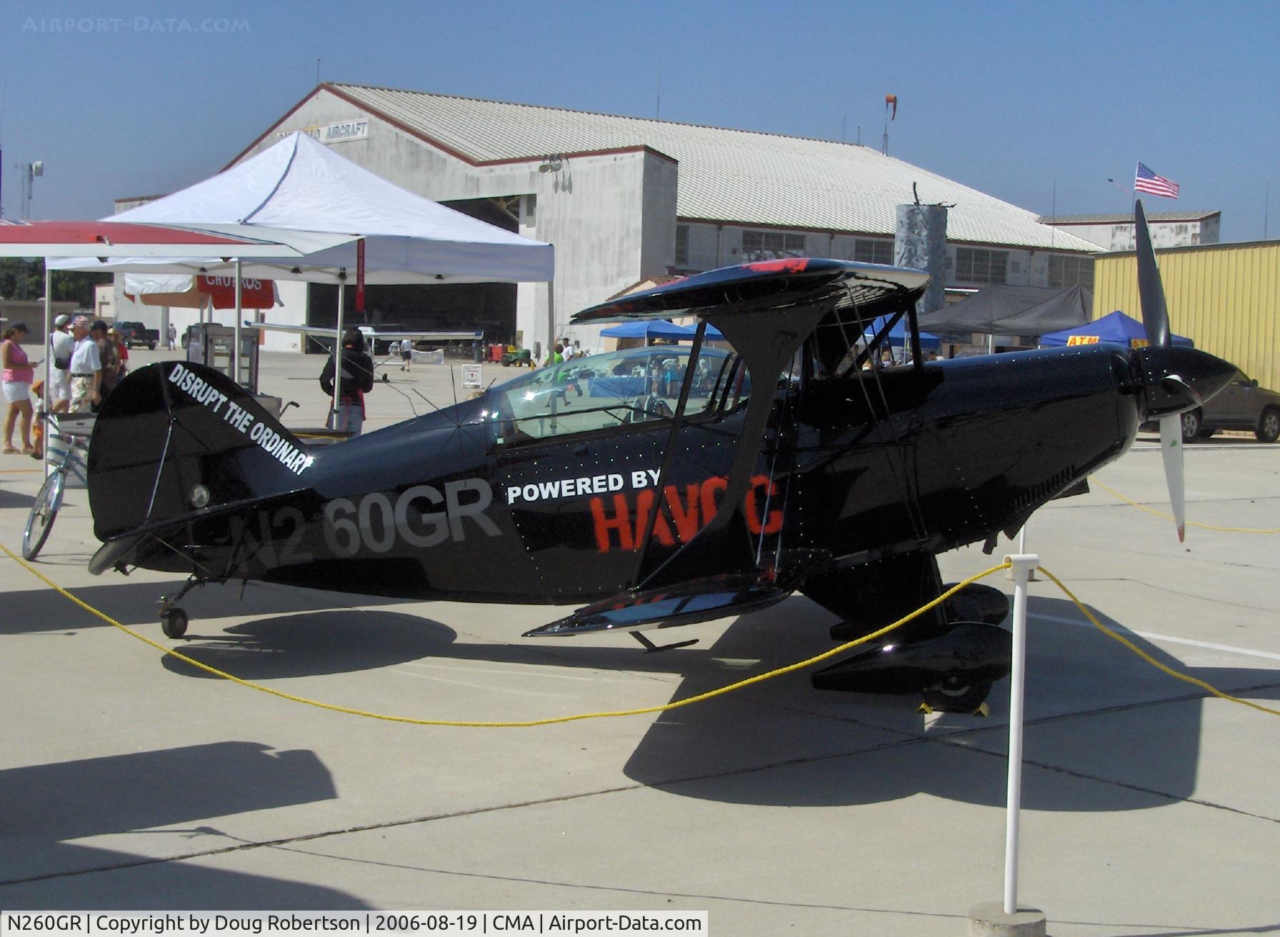 N260GR, 1984 Christen Pitts S-2B Special C/N 5059, 1984 Christen PITTS S-2B 'Havoc', Lycoming AEIO-540 260 Hp, compare appearance change to my 1995 photos of this factory-built production PITTS