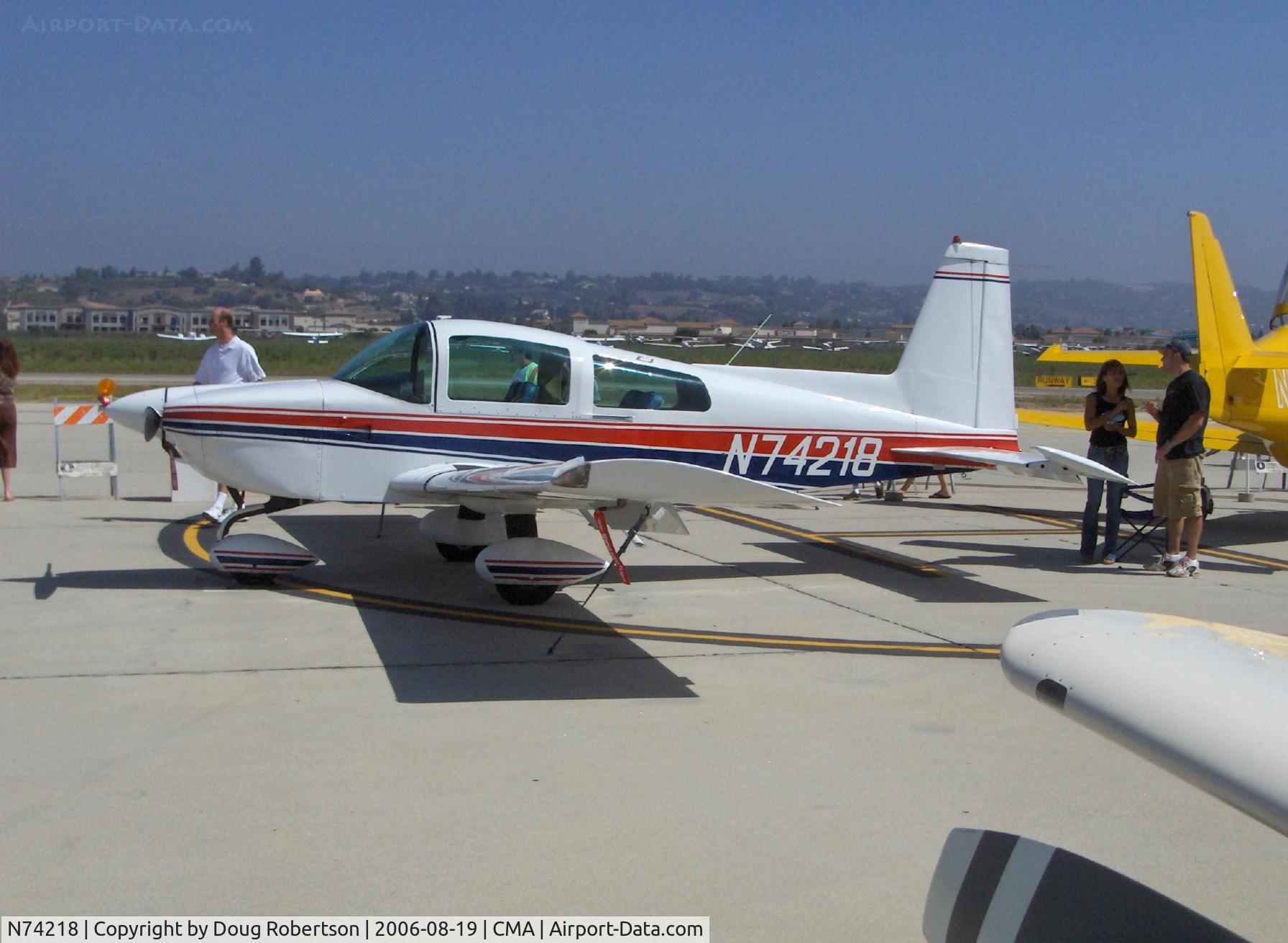 N74218, 1975 Grumman American AA-5B Tiger C/N AA5B-0164, 1975 Grumman American AA-5B TIGER, Lycoming O&VO-360 180 Hp