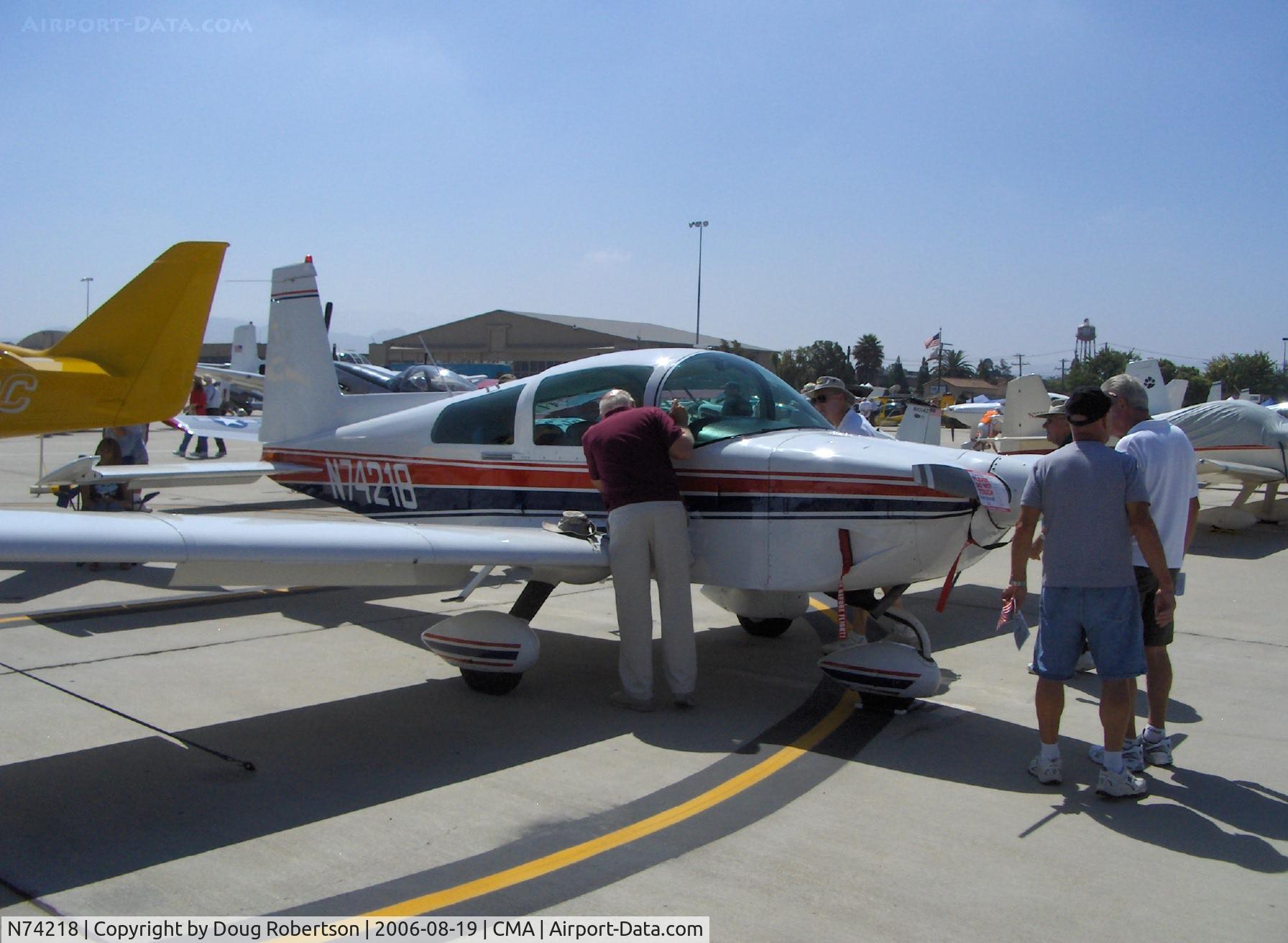 N74218, 1975 Grumman American AA-5B Tiger C/N AA5B-0164, 1975 Grumman American AA-5B TIGER, Lycoming O&VO-360 180 Hp