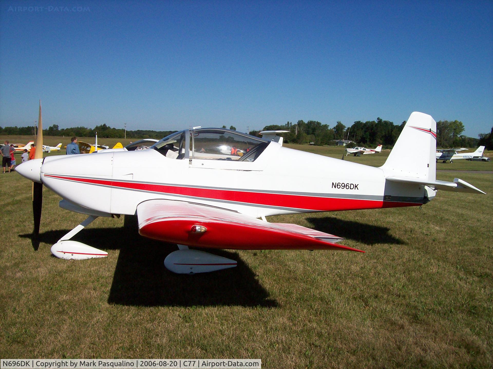 N696DK, 2001 Vans RV-6A C/N 20636, RV-6A