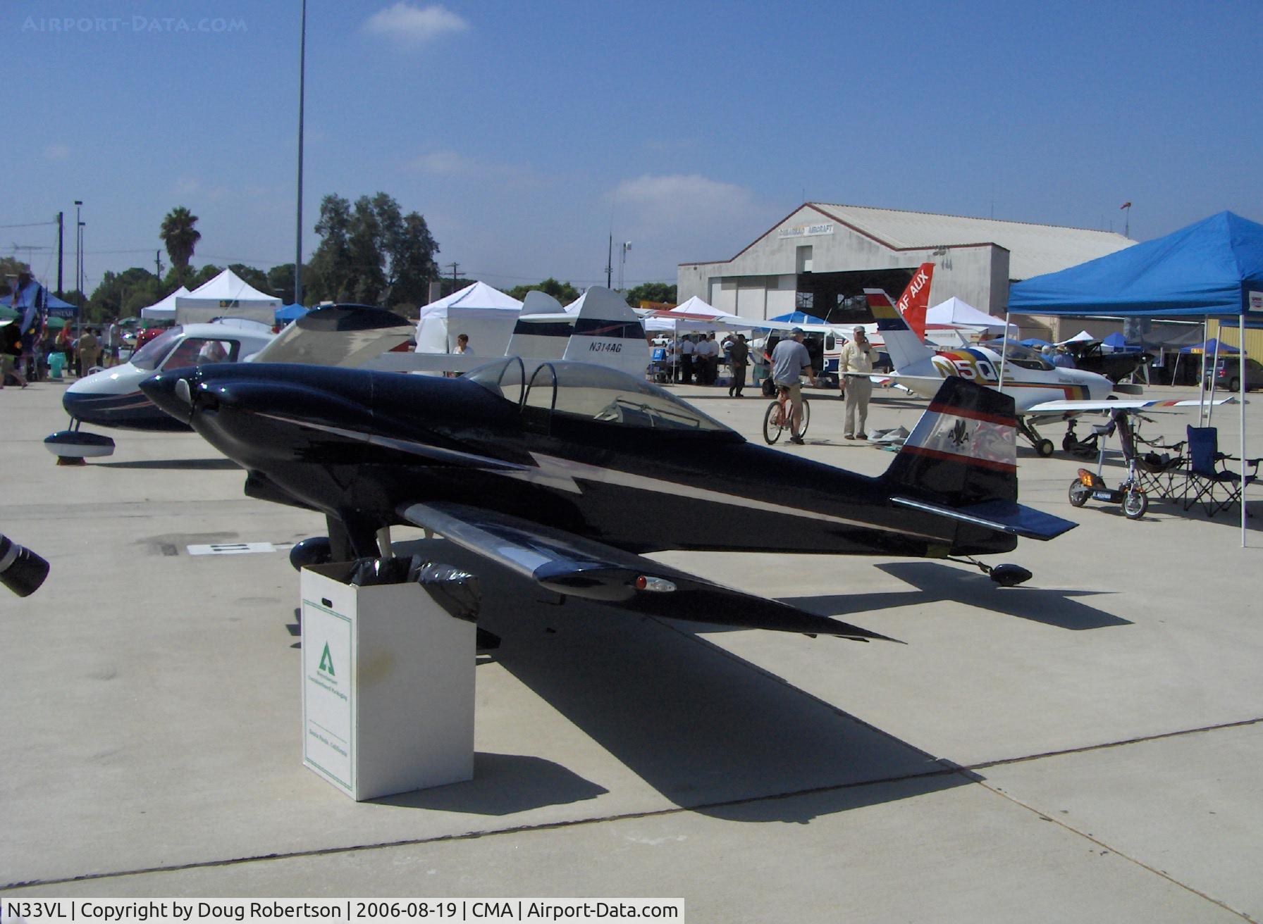 N33VL, 1994 Vans RV-3 C/N 11043, 1994 Landry VAN'S RV-3, Lycoming O-320 150 Hp