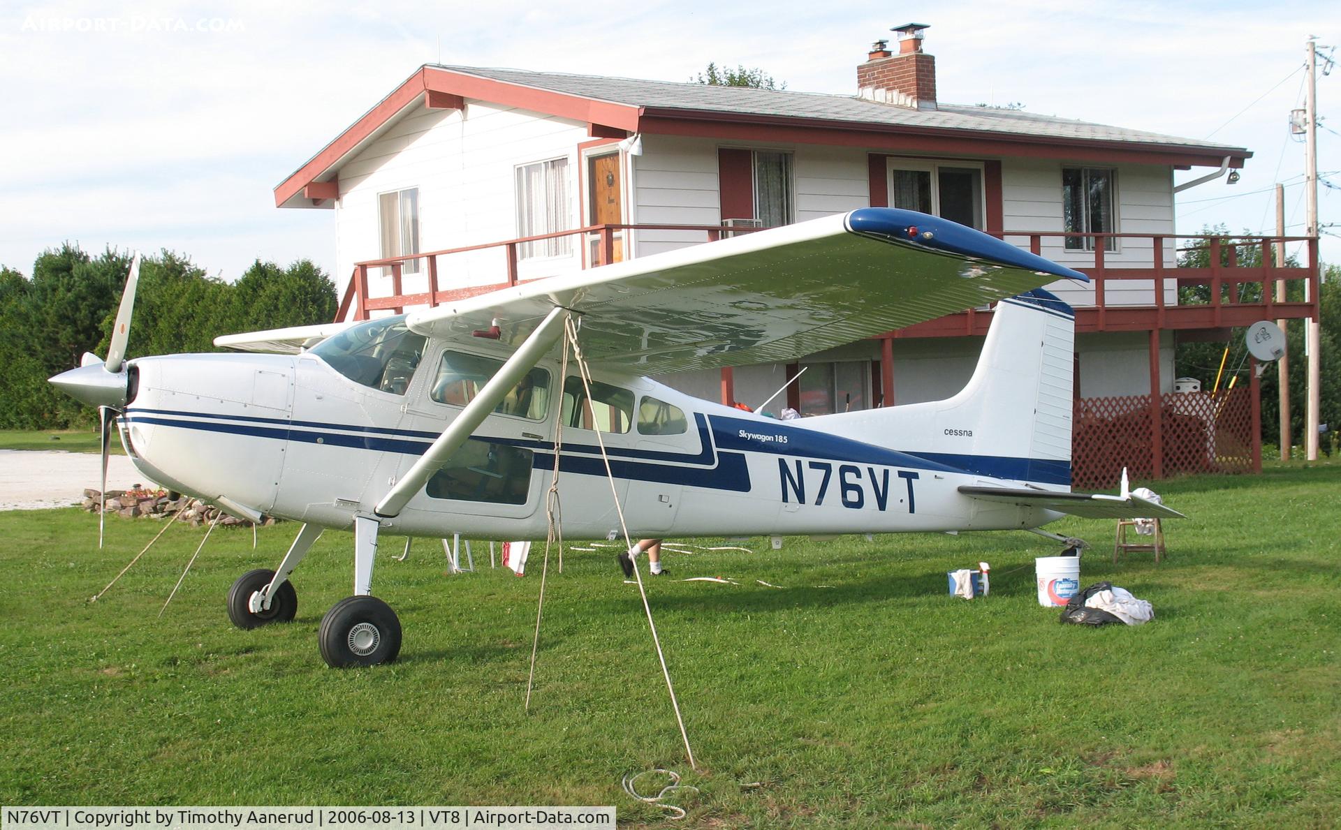 N76VT, 1976 Cessna A185F Skywagon 185 C/N 18503148, 1976 Cessna A185F Skywagon 185, c/n 18503148, Shelburne, VT