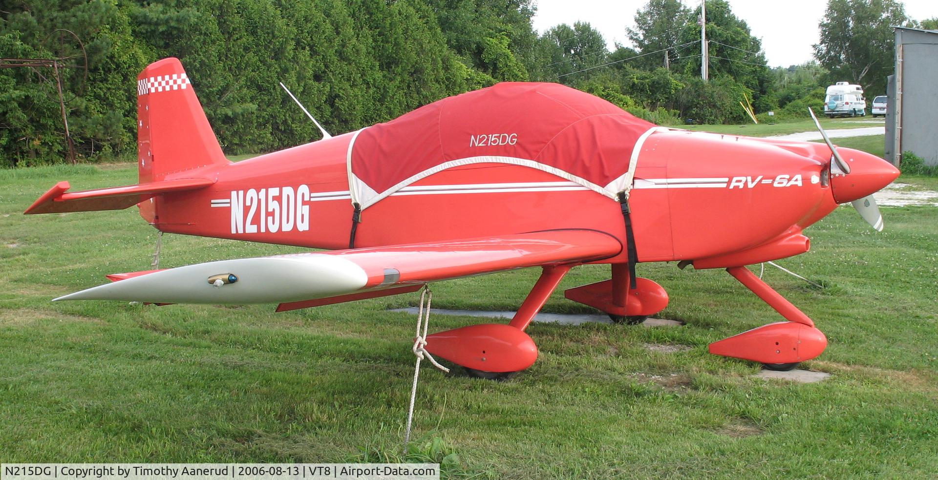 N215DG, 1997 Vans RV-6A C/N 23218, Shelburne, VT