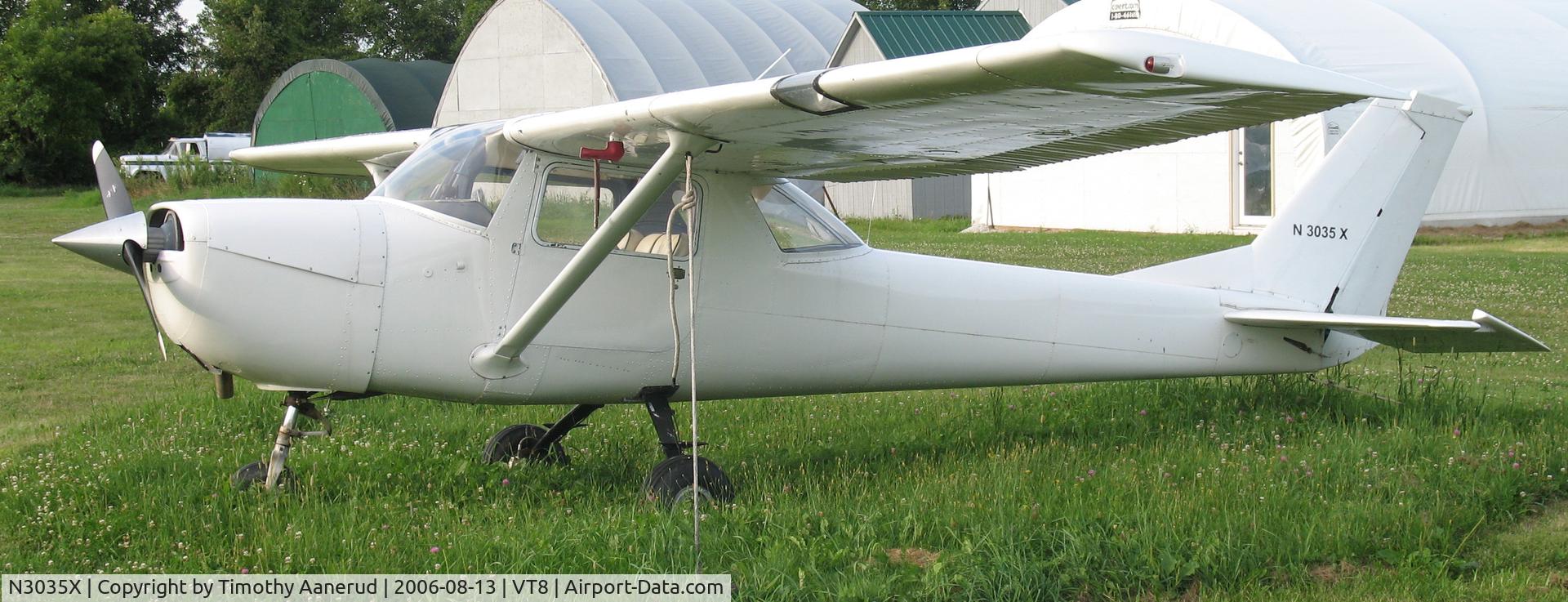 N3035X, 1966 Cessna 150F C/N 15064435, 1966 Cessna 150F, c/n 15064435, Shelburne, VT