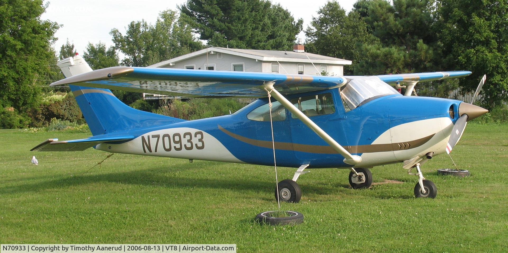 N70933, 1968 Cessna 182M Skylane C/N 18259423, 1968 Cessna 182M Skylane, c/n 18259423, Shelburne, VT