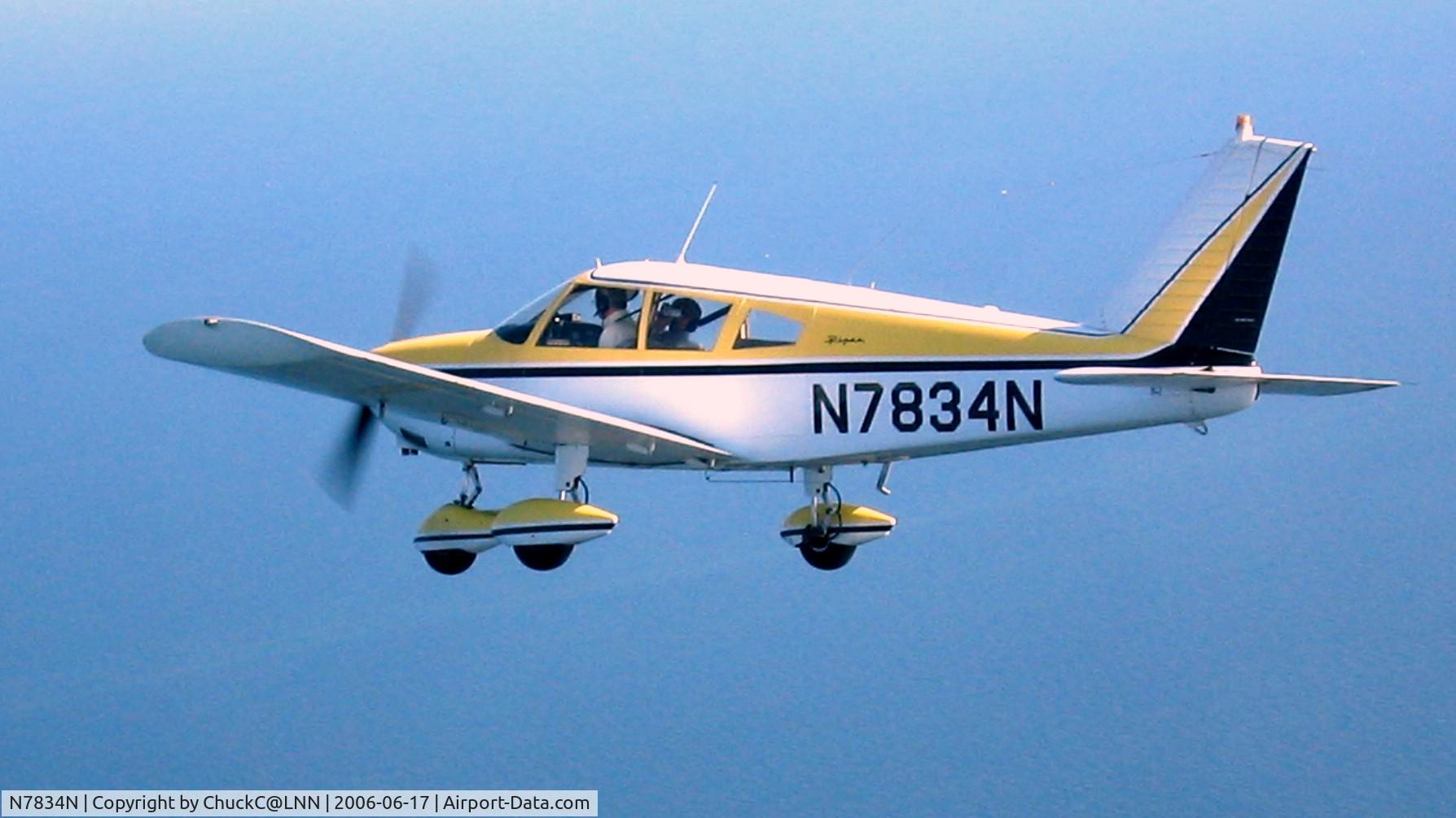 N7834N, 1969 Piper PA-28-180 Cherokee C/N 28-5288, PA-28-180D