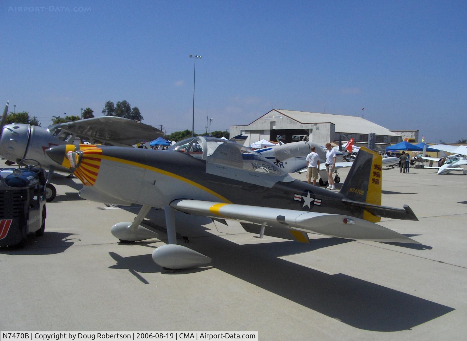 N7470B, Vans RV-8 C/N 81008, 2001 Obrien OB-1 VAN'S RV-8