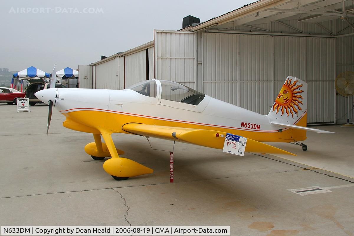 N633DM, 2005 Vans RV-6 C/N 60488, 2005 Miller Vans RV-6 at the 2006 EAA Camarillo Airshow.  Lycoming O-360-A1A