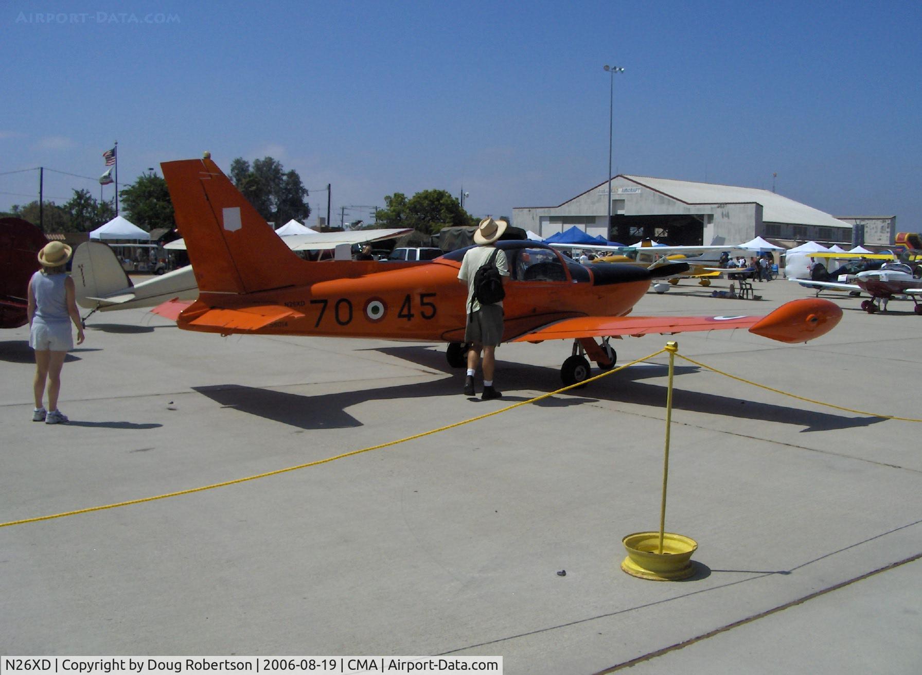 N26XD, 1987 SIAI-Marchetti F-260C C/N 40-016, SIAI-Marchetti F.260C, Lycoming O-540-D4A5 260 Hp