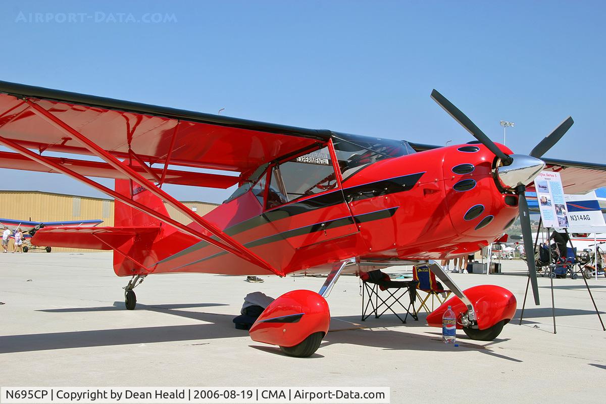 N695CP, Skystar Kitfox Series 5 C/N S9506-0130, Parker Skystar Kitfox Series 5 at the 2006 EAA Camarillo Airshow.  Rotax 912UL Extra