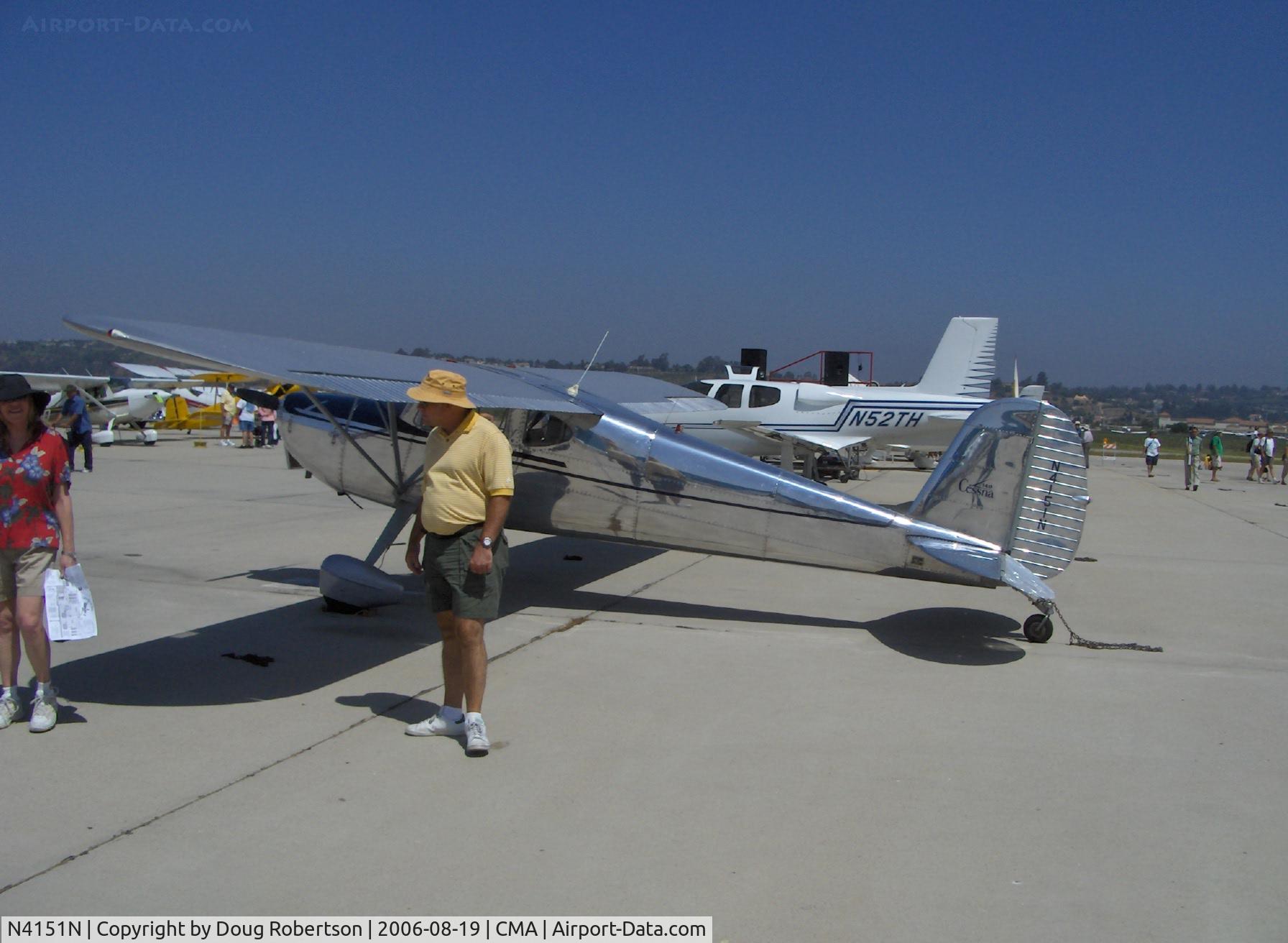 N4151N, 1947 Cessna 140 C/N 13873, 1947 Cessna 140, Continental C85 85 Hp
