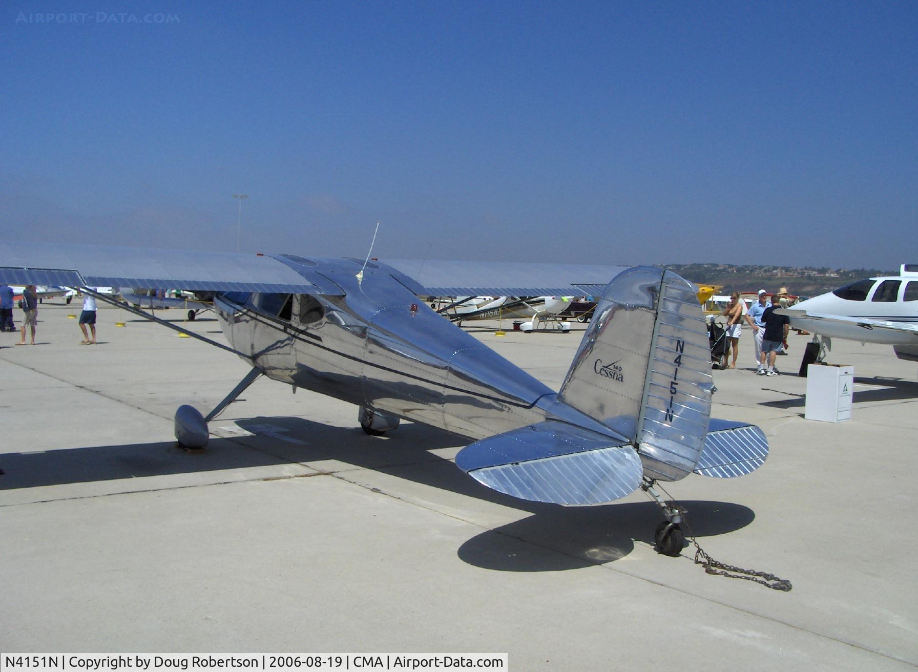 N4151N, 1947 Cessna 140 C/N 13873, 1947 Cessna 140, Continental C85 85 Hp