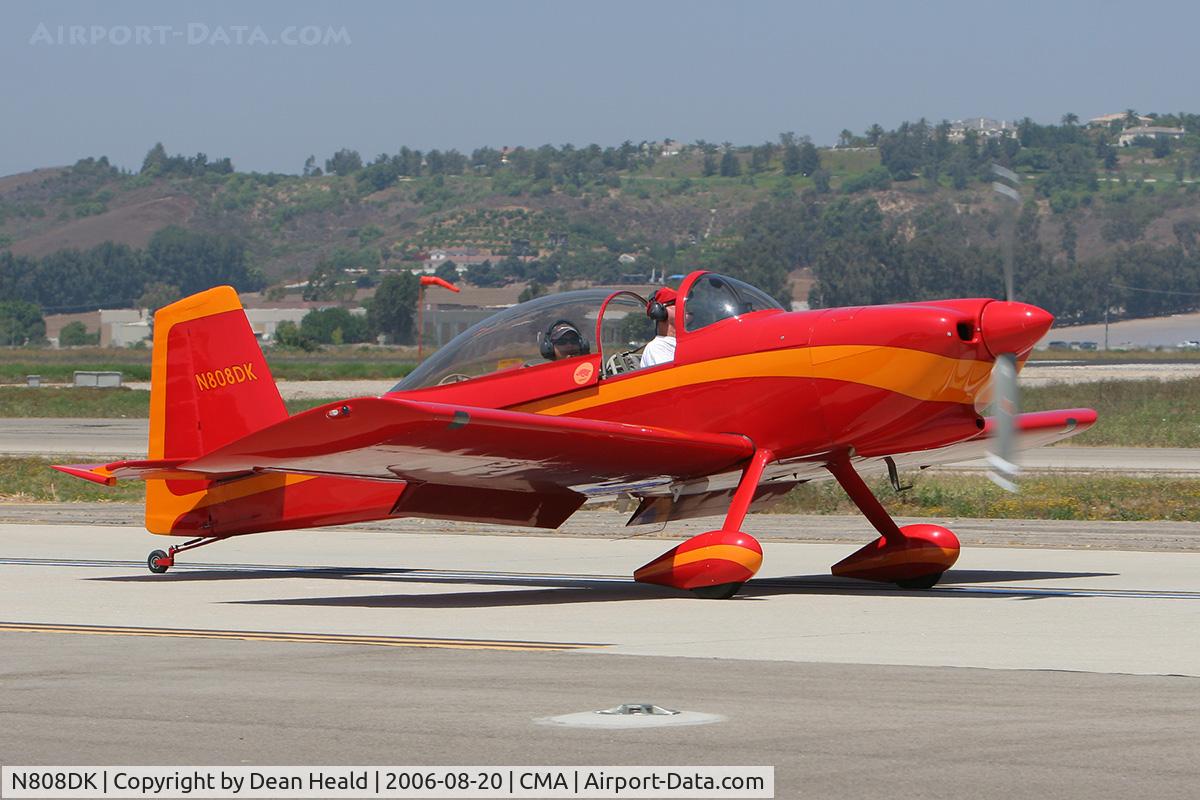 N808DK, Vans RV-8 C/N 81052, 2001 Vans RV-8, built by David Klages, taxiing at the 2006 EAA Camarillo Airshow.