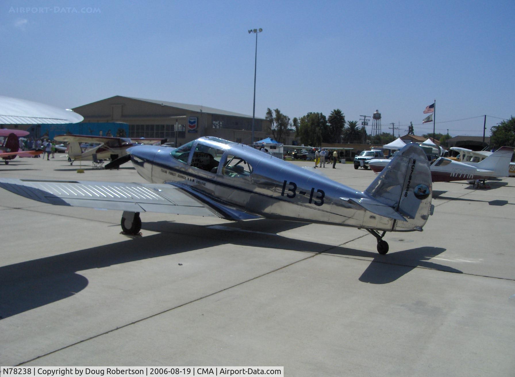 N78238, 1946 Globe GC-1B Swift C/N 2238, 1946 Globe GC-1B SWIFT 'Miss Texas', Lycoming IO-320 upgrade