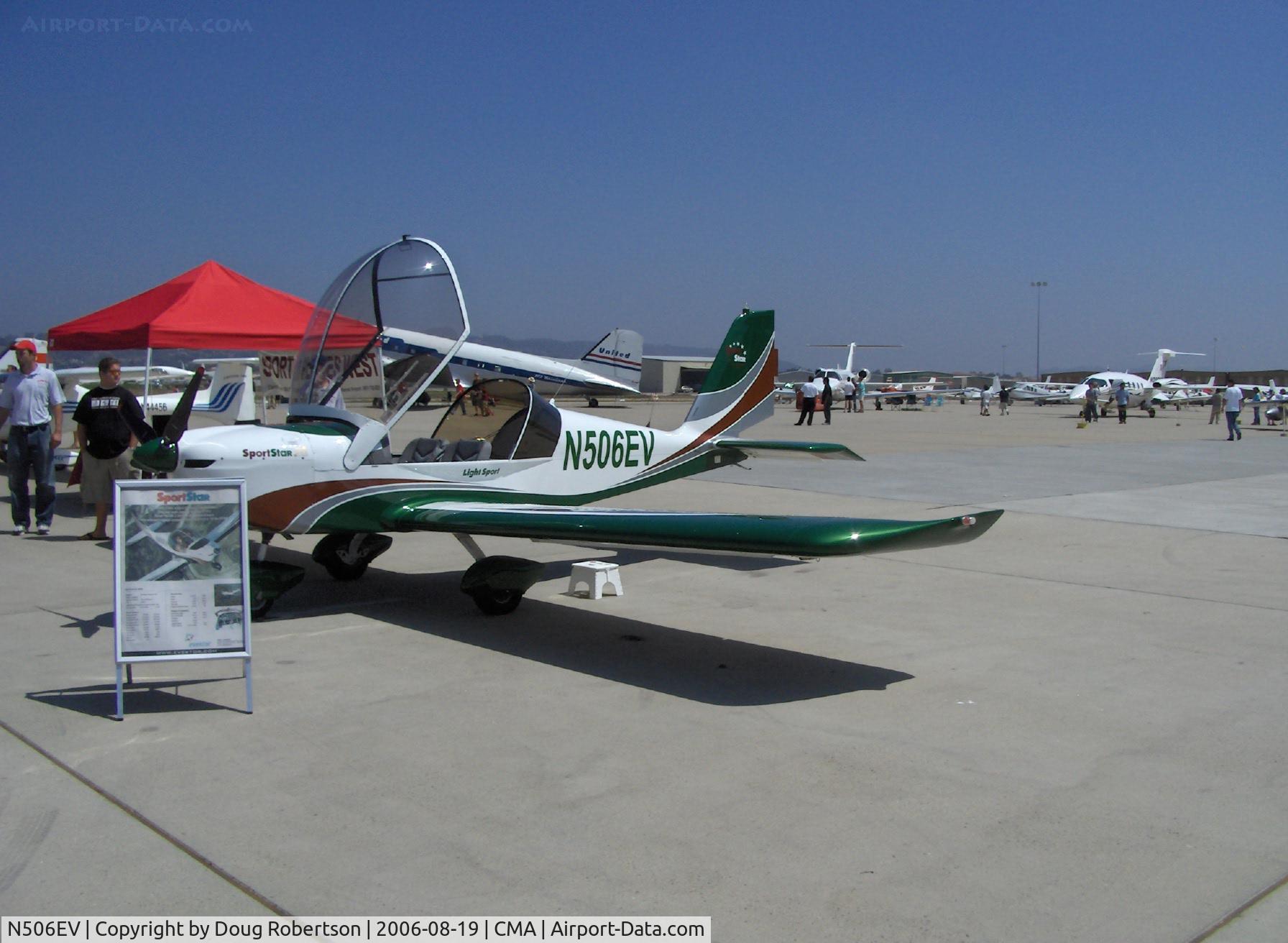 N506EV, 2006 Evektor-Aerotechnik Sportstar C/N 2006 0506, 2006 Evektor-Aerotechnik EV-97 SPORTSTAR, Rotax power, all-metal anodized aluminum riveted and bonded construction Light Sport Aircraft