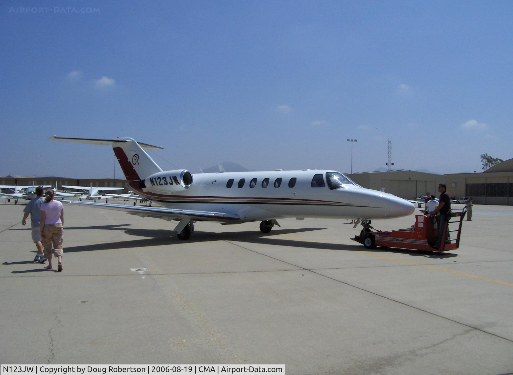N123JW, Piper PA-34-200T C/N 348070121, 2003 Cessna 525A CITATIONJET CJ2, two Williams FJ44-2C turbofans each flat rated at 2,400 lbs st