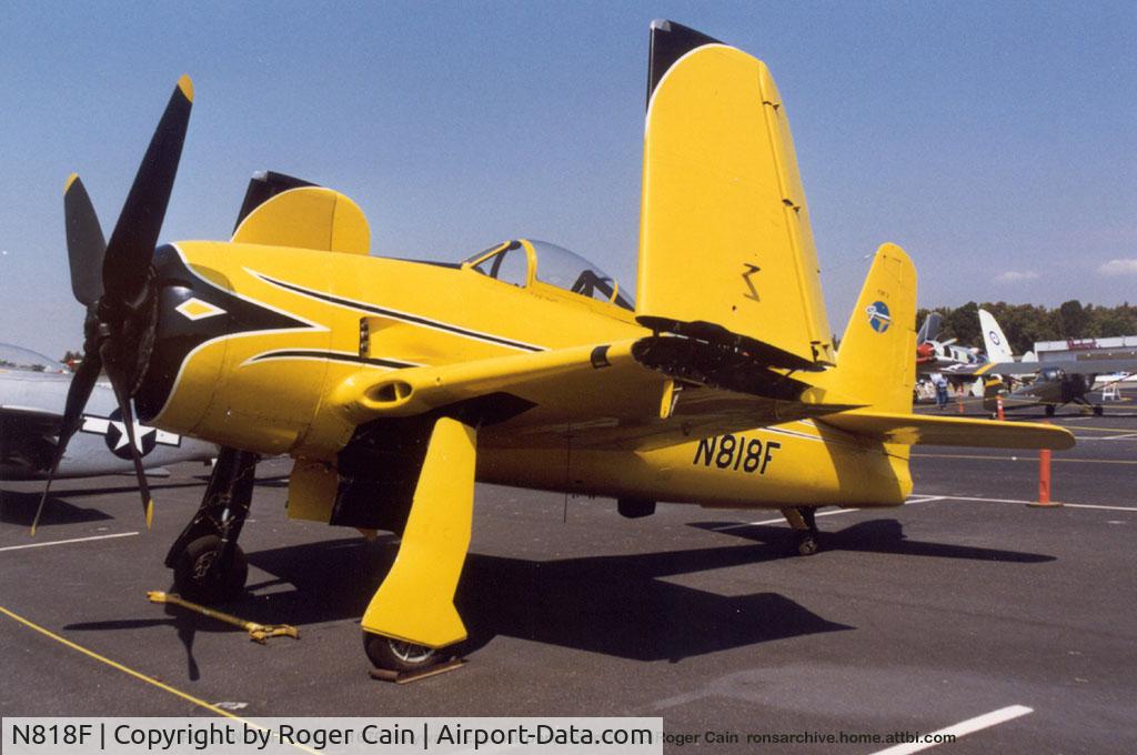 N818F, 1942 Grumman F8F-2 (G58) Bearcat C/N D.1053, only found picture of that nice plane