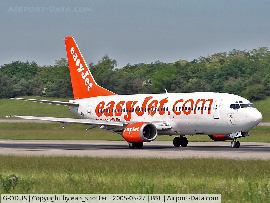G-ODUS, 1997 Boeing 737-36Q C/N 28659, regular afternoon-flight to Liverpool