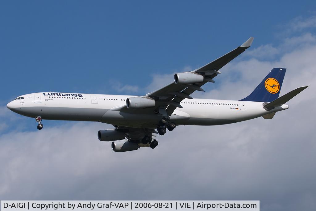 D-AIGI, 1994 Airbus A340-311 C/N 053, Final RWY34.