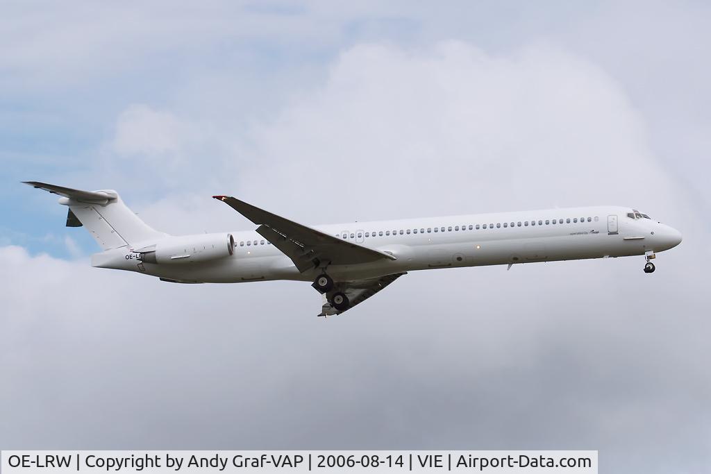 OE-LRW, 1989 McDonnell Douglas MD-83 (DC-9-83) C/N 49629, On final RWY16.