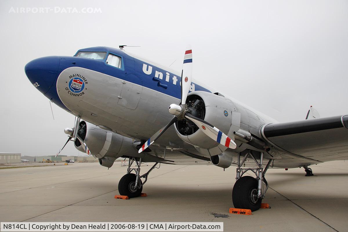 N814CL, 1945 Douglas DC-3C (C-47B-50-DK) C/N 34370, Clay Lacy's 1945 Douglas DC-3C N814CL 