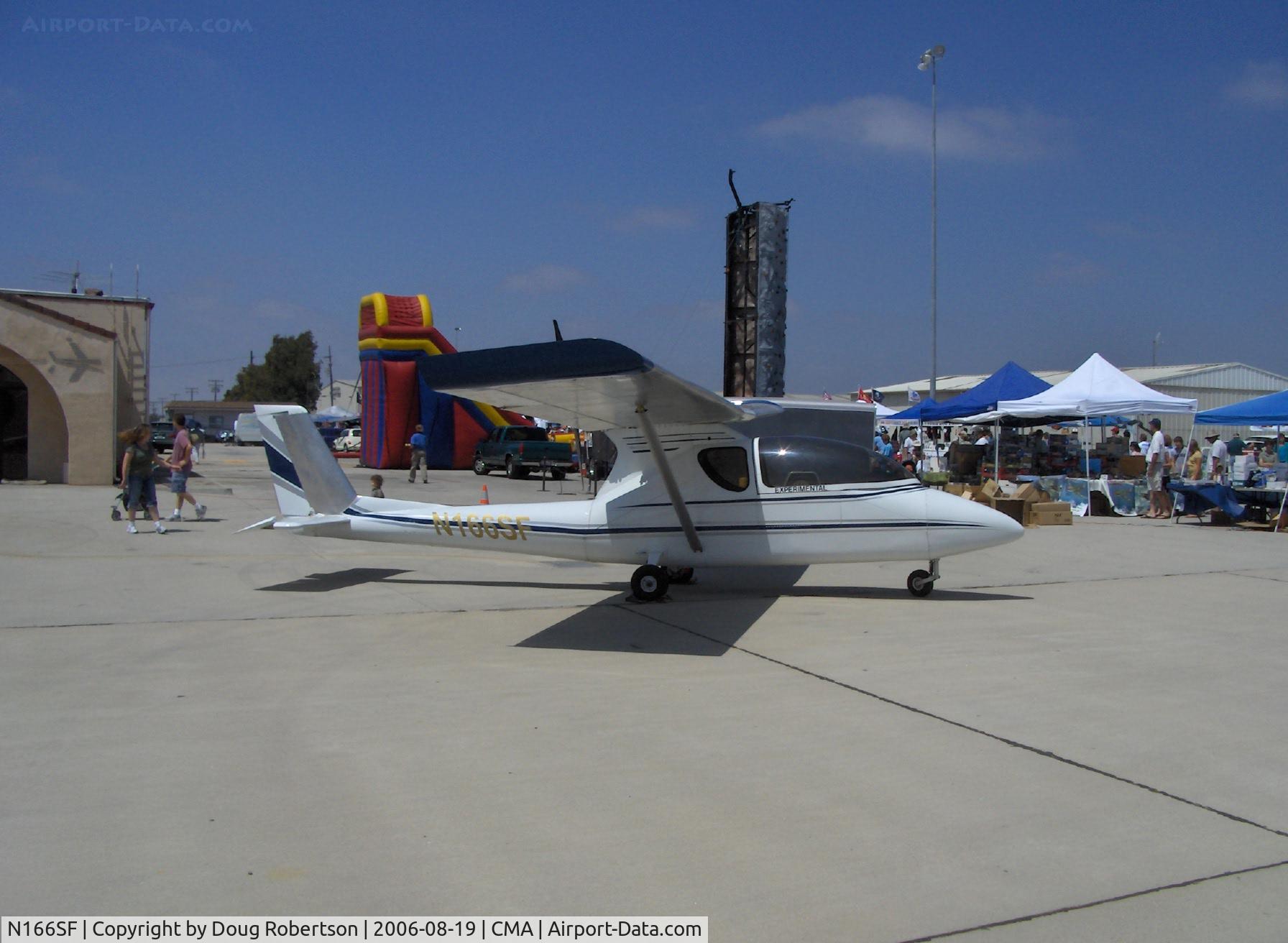 N166SF, 2006 Aviadesign A-16 Sport Falcon C/N 001, 2006 Aviadesign A16 SPORT FALCON c/n 001 LSA, pusher engine