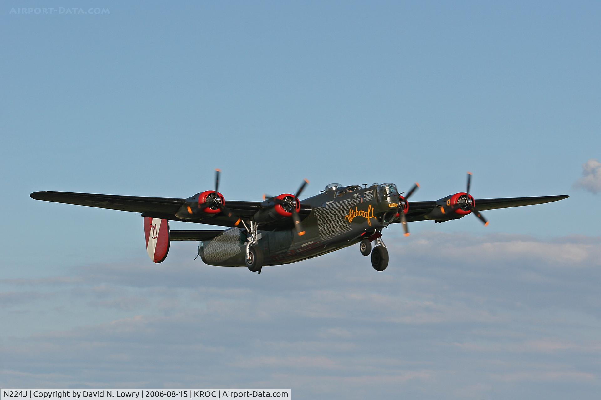 N224J, 1944 Consolidated B-24J-85-CF Liberator C/N 1347 (44-44052), N224J departing KROC.