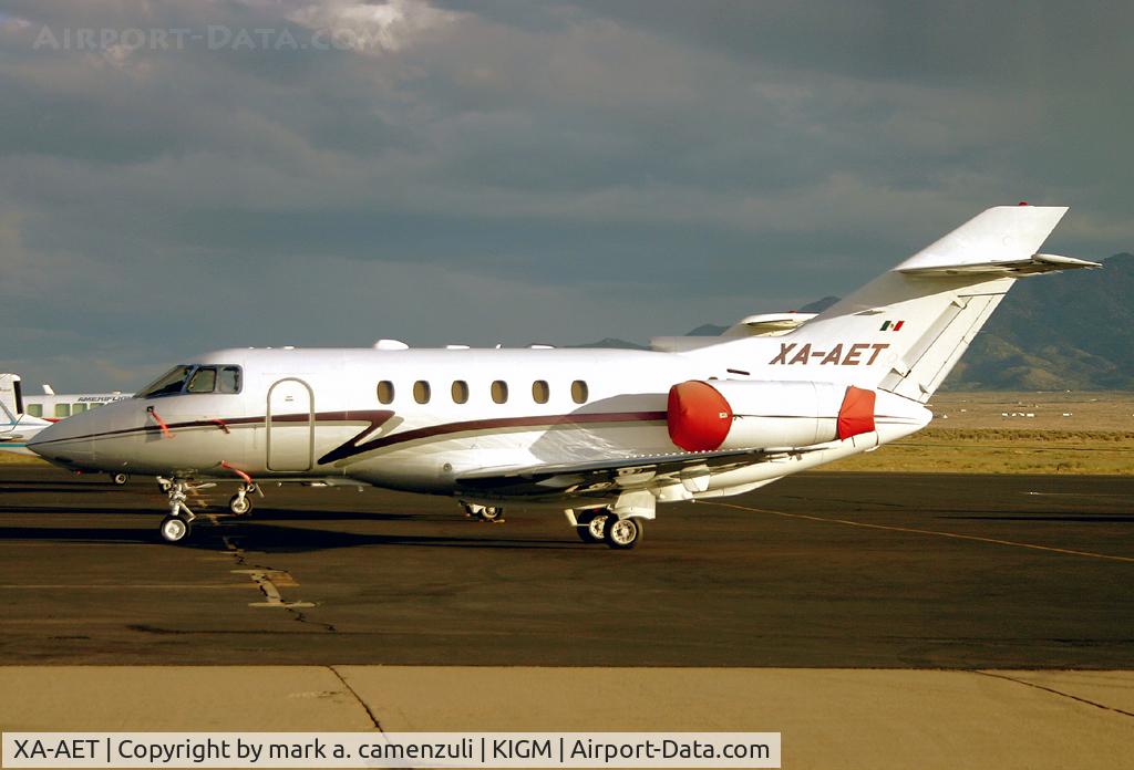 XA-AET, 2000 Raytheon Hawker 800XP C/N 258502, BIZJET