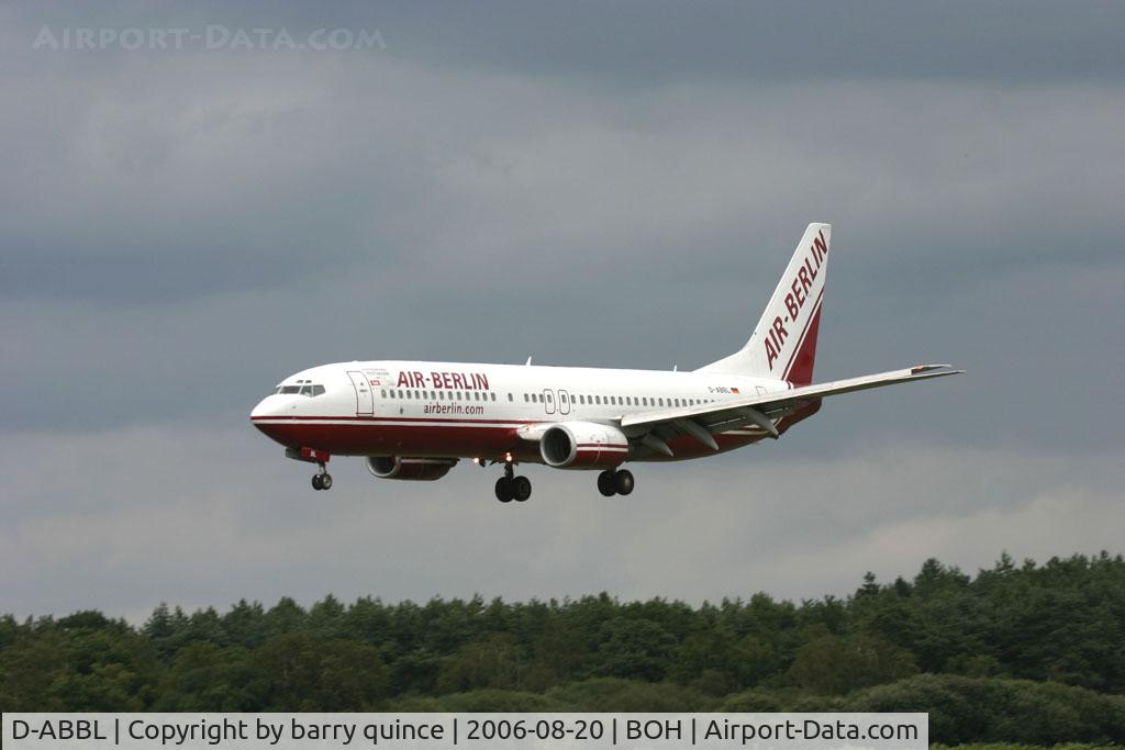 D-ABBL, 1998 Boeing 737-85F C/N 28821, 737 AIRBERLIN
