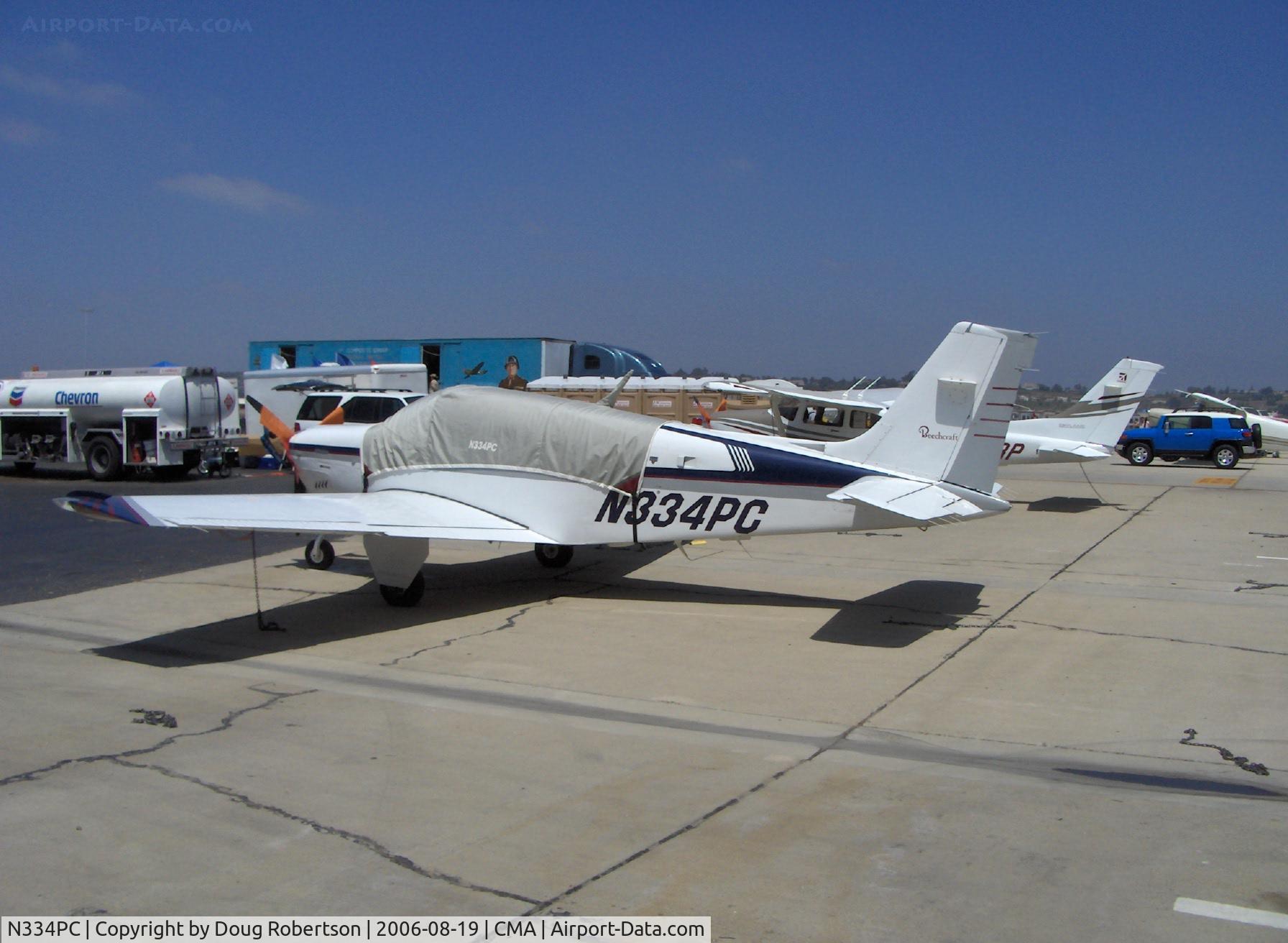 N334PC, 1990 Beech F33A Bonanza C/N CE-1534, 1990 Beech F33A BONANZA, Continental IO-520-BA 285 Hp