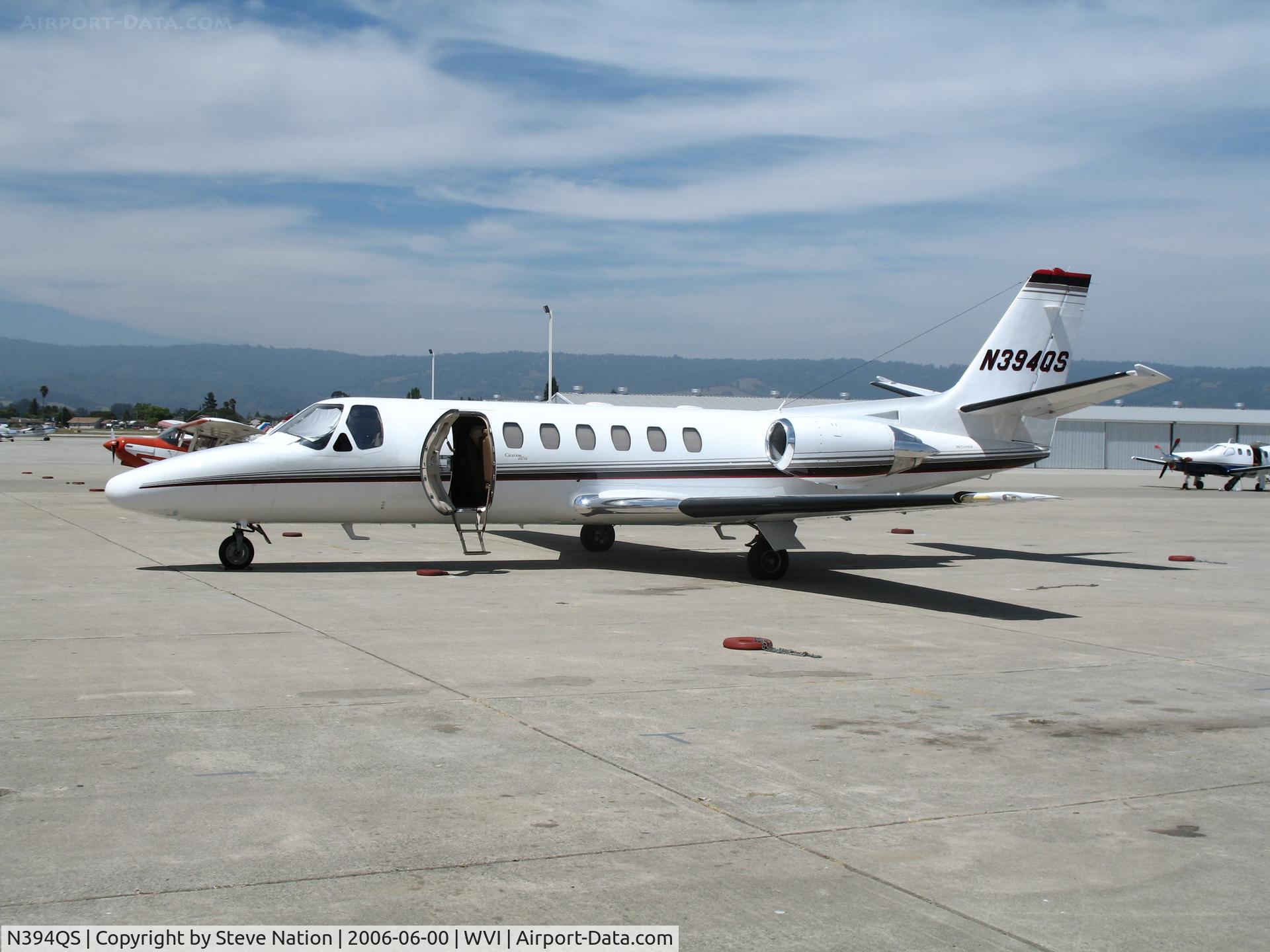 N394QS, 1996 Cessna 560 Citation Ultra C/N 560-0394, NetJets 1996 Cessna 560 @ Watsonville Municipal Airport, CA