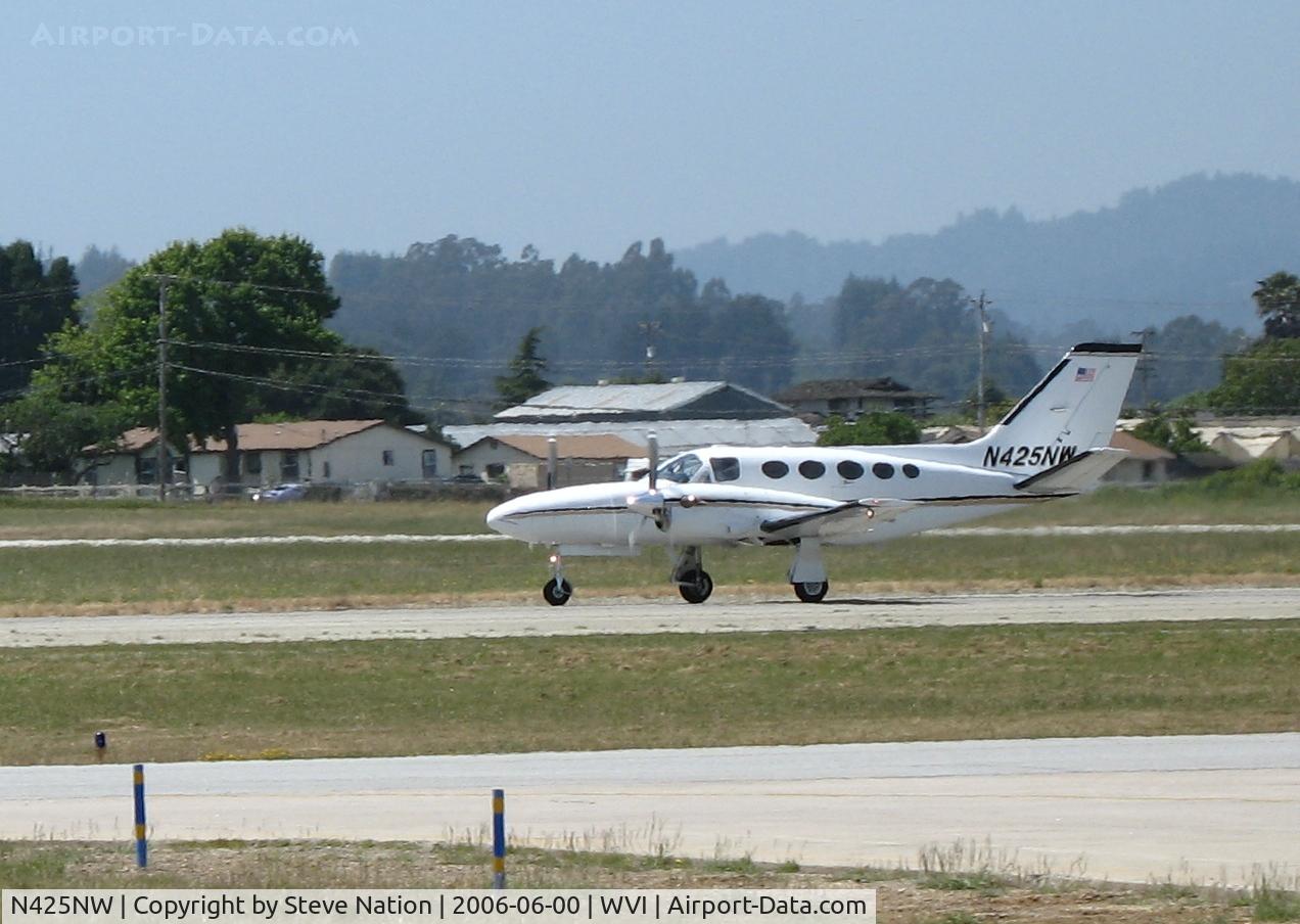 N425NW, 1981 Cessna 425 C/N 425-0070, Air Giant LLC 1981 Cessna 425 on take-off @ Watsonville Municipal Airport, CA