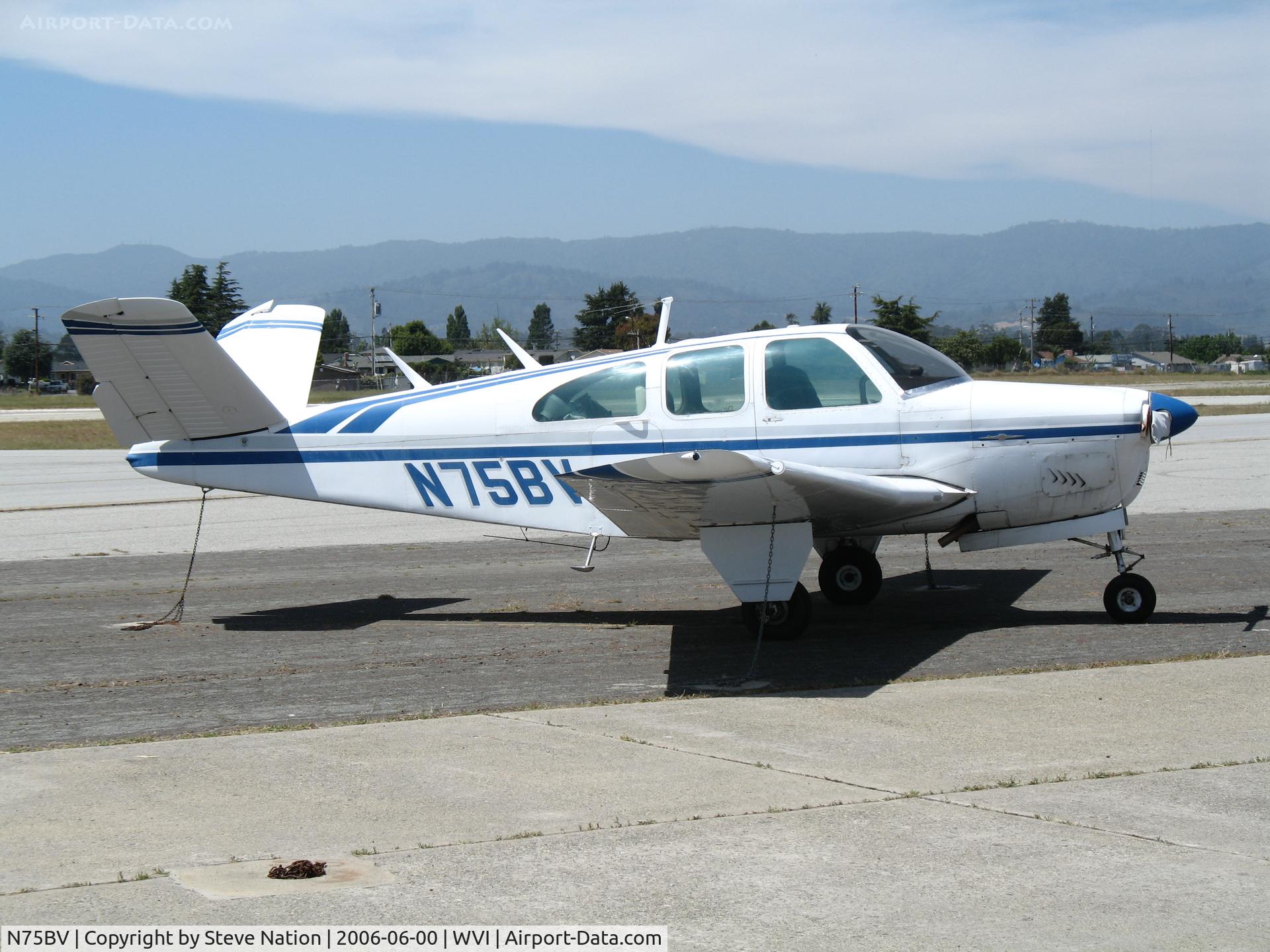 N75BV, 1961 Beech N35 Bonanza C/N D-6752, 1961 Beech N35 Bonanza @ Watsonville Municipal Airport, CA