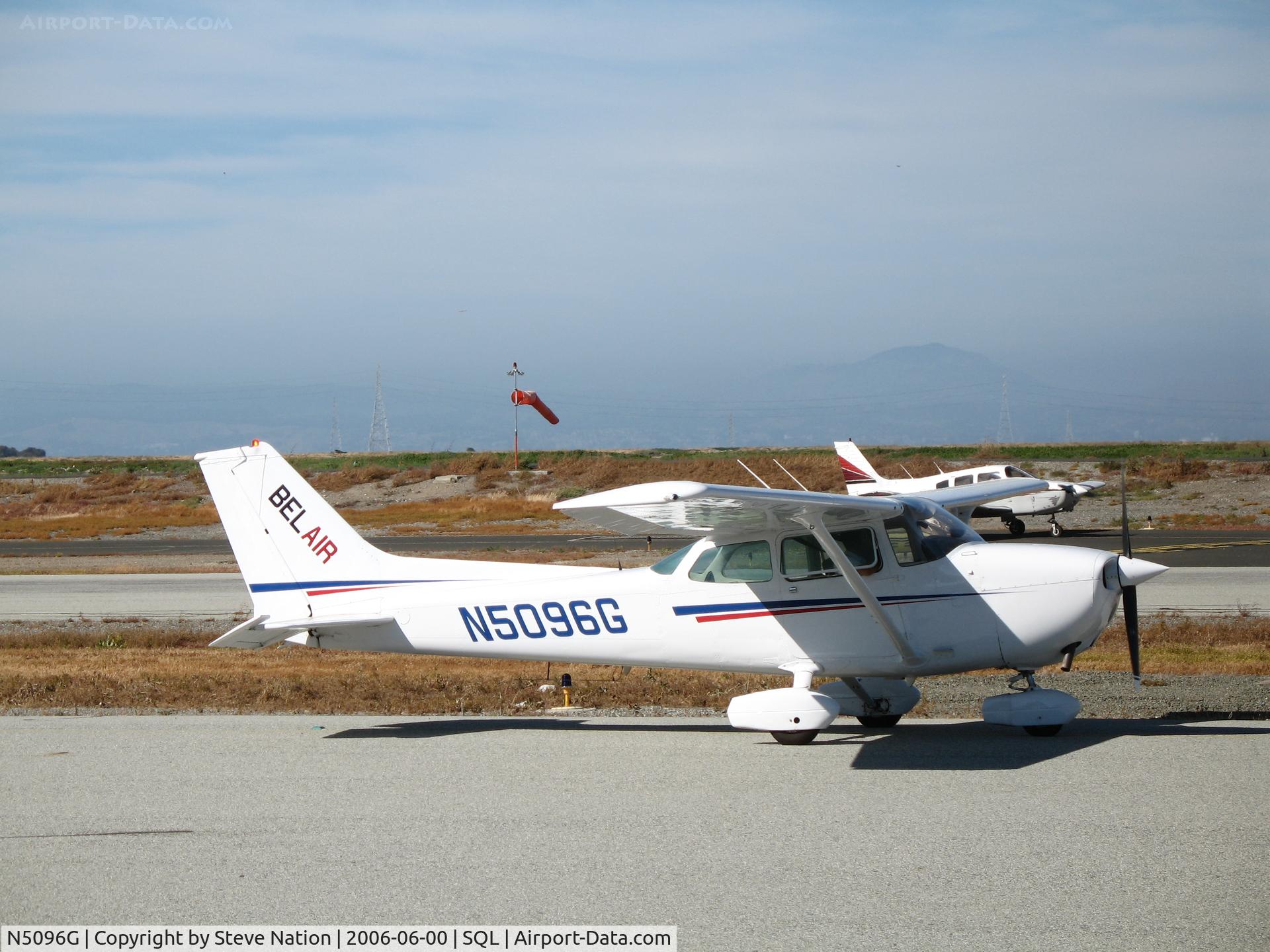 N5096G, 1979 Cessna 172N C/N 17273545, Bel Air 1979 Cessna 172N taxying @ San Carlos Municipal Airport, CA