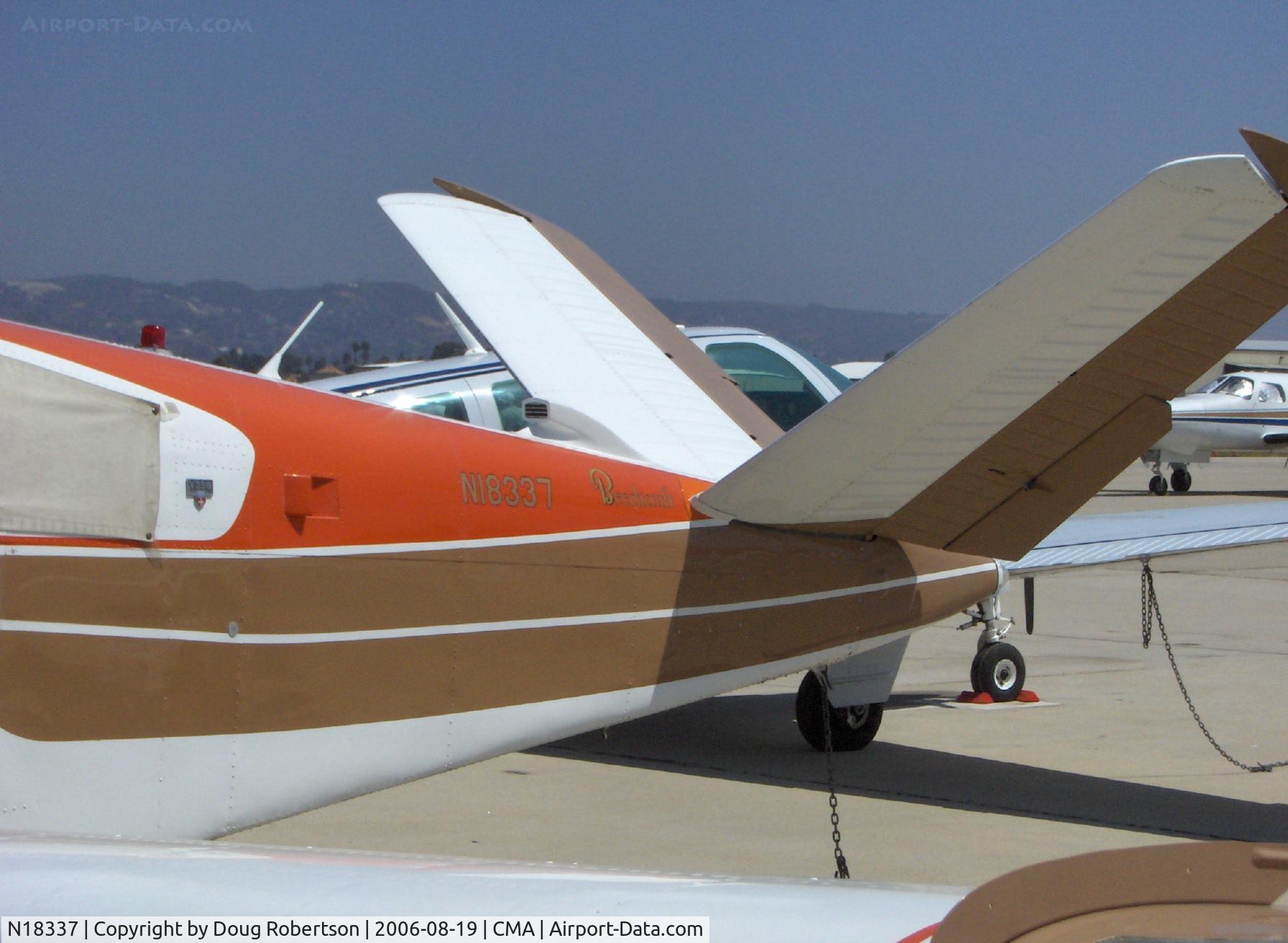 N18337, 1977 Beech V35B Bonanza C/N D-10047, 1977 Beech V35B BONANZA, Continental IO-520-B 285 Hp, ruddervator cuff mod