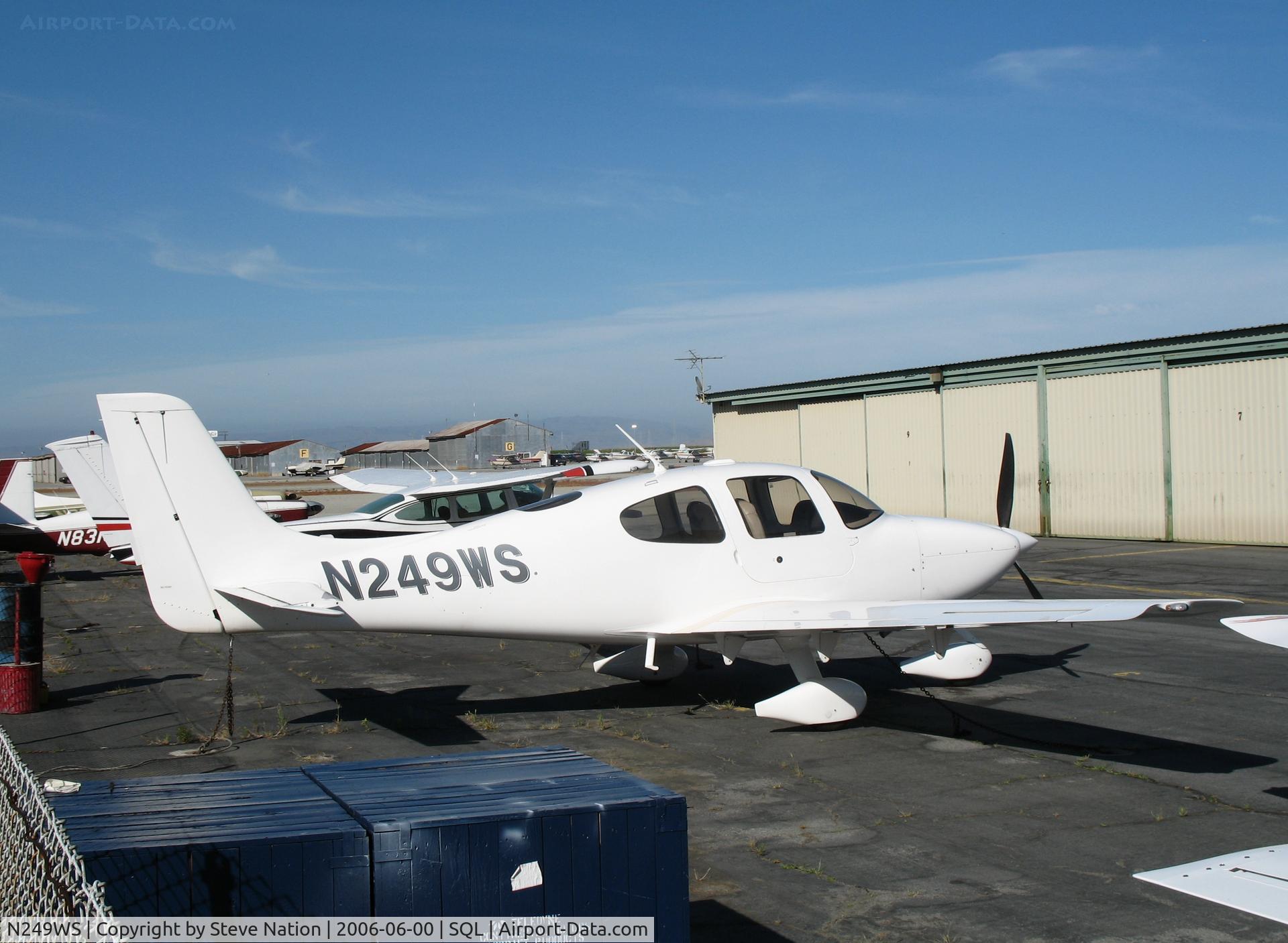N249WS, 2004 Cirrus SR22 C/N 0975, 2004 Cirrus Design SR22 @ San Carlos Municipal Airport, CA