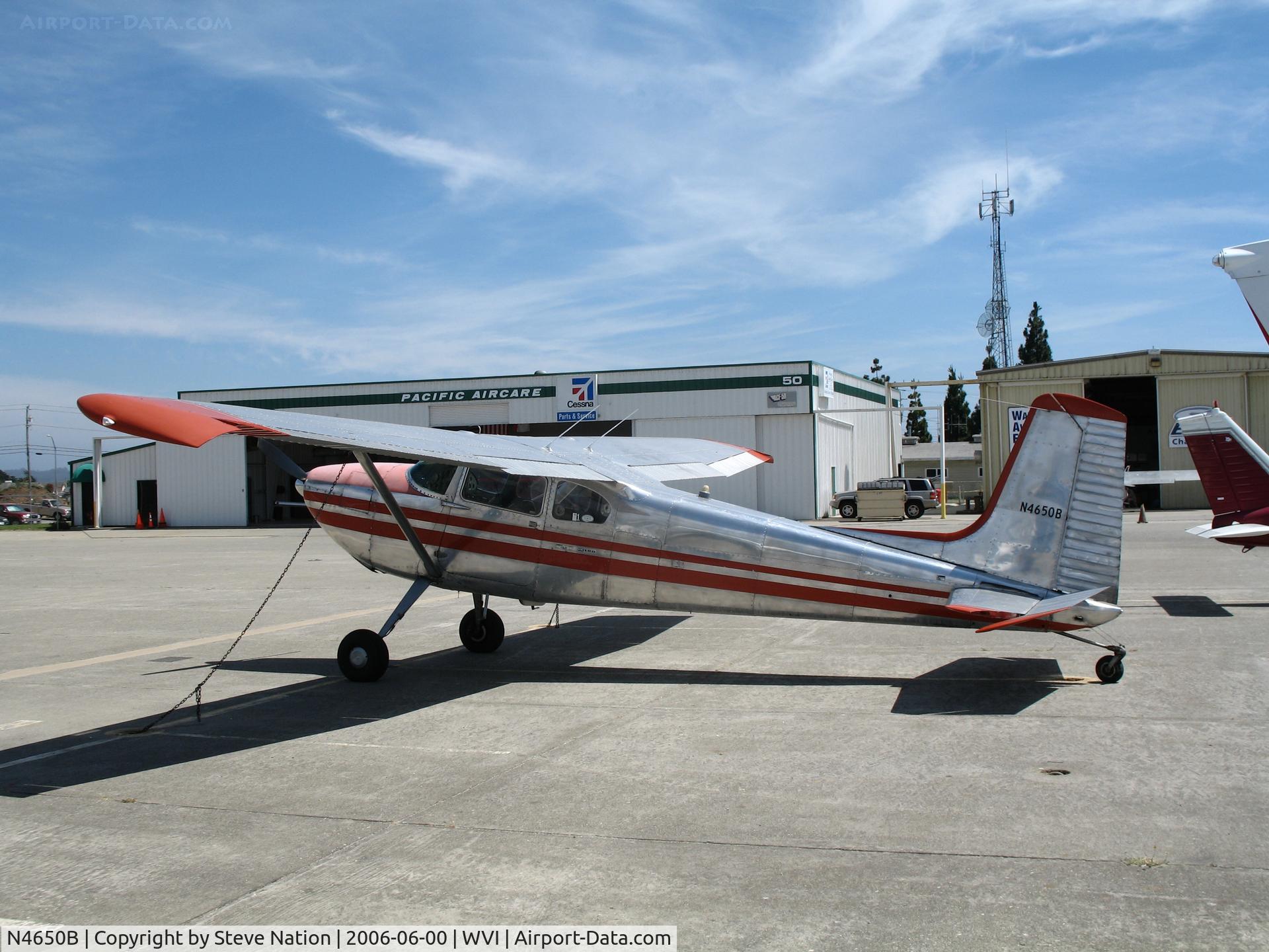 N4650B, 1955 Cessna 180 C/N 31548, Port view of 1955 Cessna 180 @ Watsonville Municipal Airport, CA