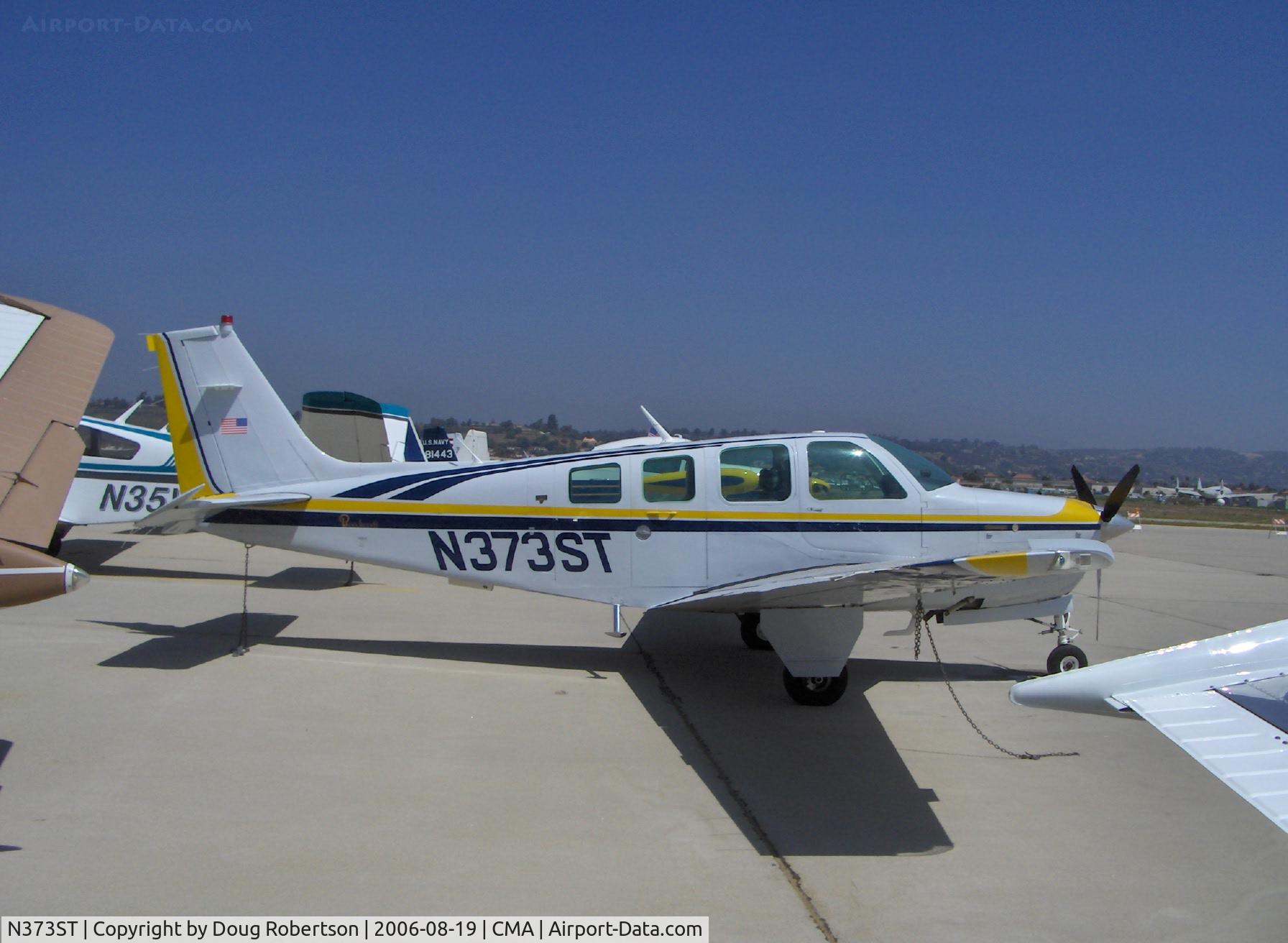N373ST, 1982 Beech B36TC Bonanza C/N EA-308, 1982 Beech B36TC BONANZA, Continental TSIO-520-UB 300 Hp, Experimental class