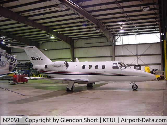 N20VL, 1994 Cessna 525 CitationJet C/N 525-0069, In it hangar
